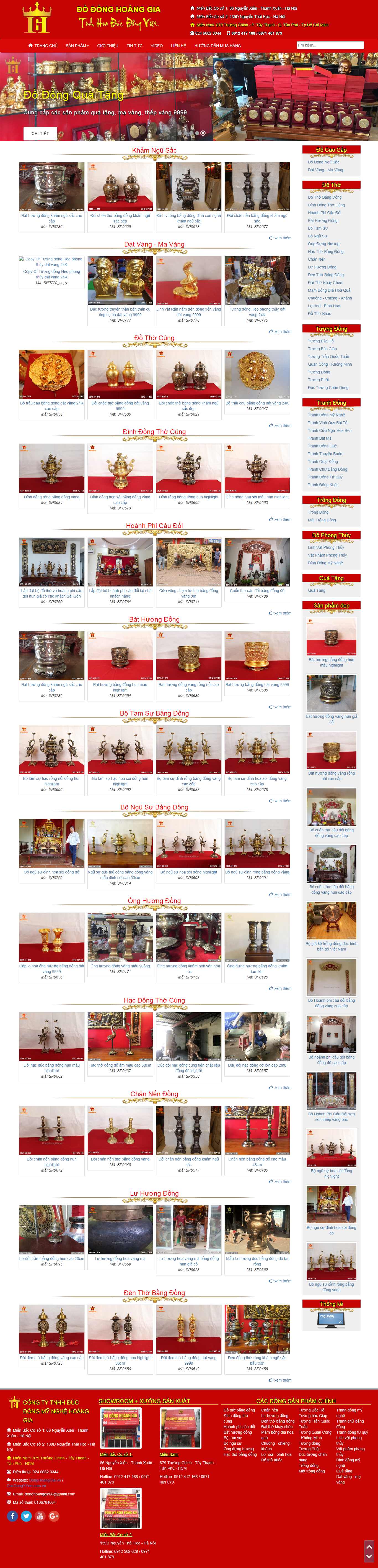 Thiết kế web đồ thờ cúng - ducdongyyen.com.vn