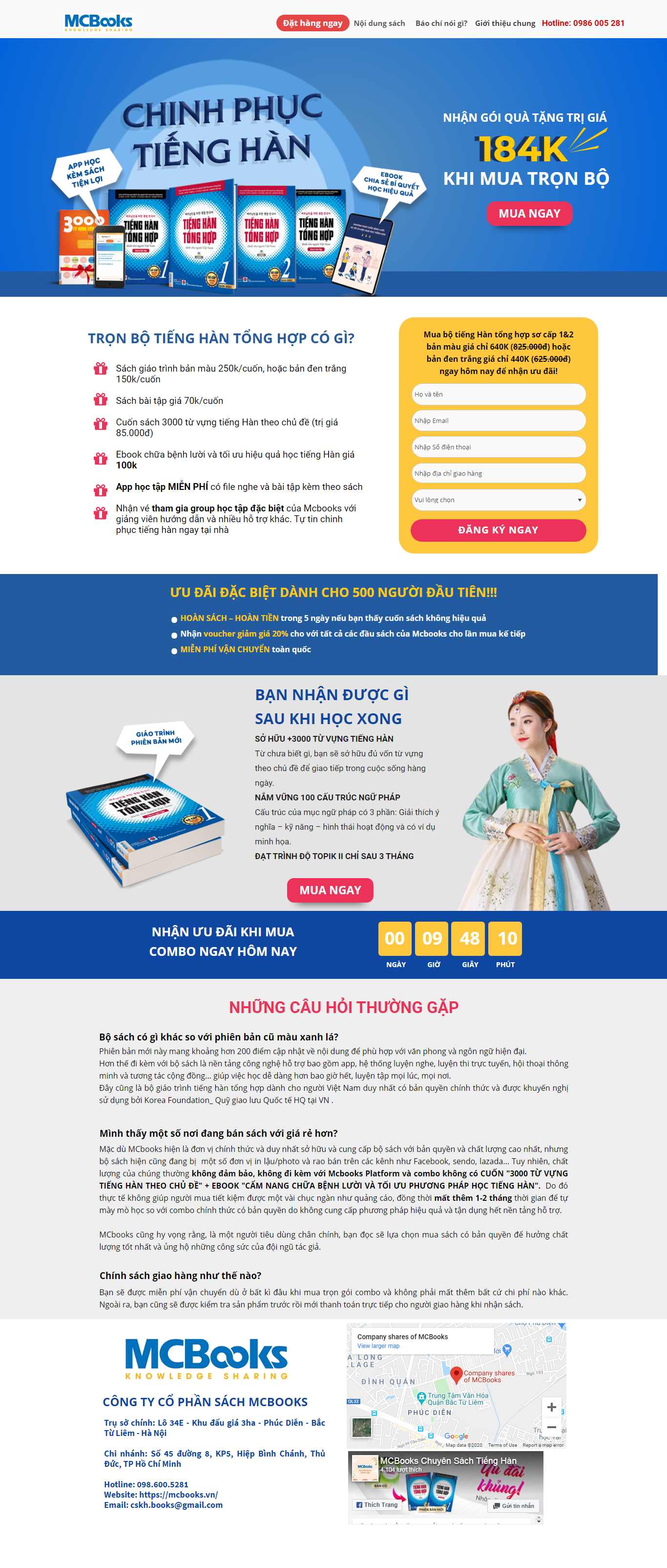 Thiết kế web giáo trình - tienghantonghop.mcbooks.vn