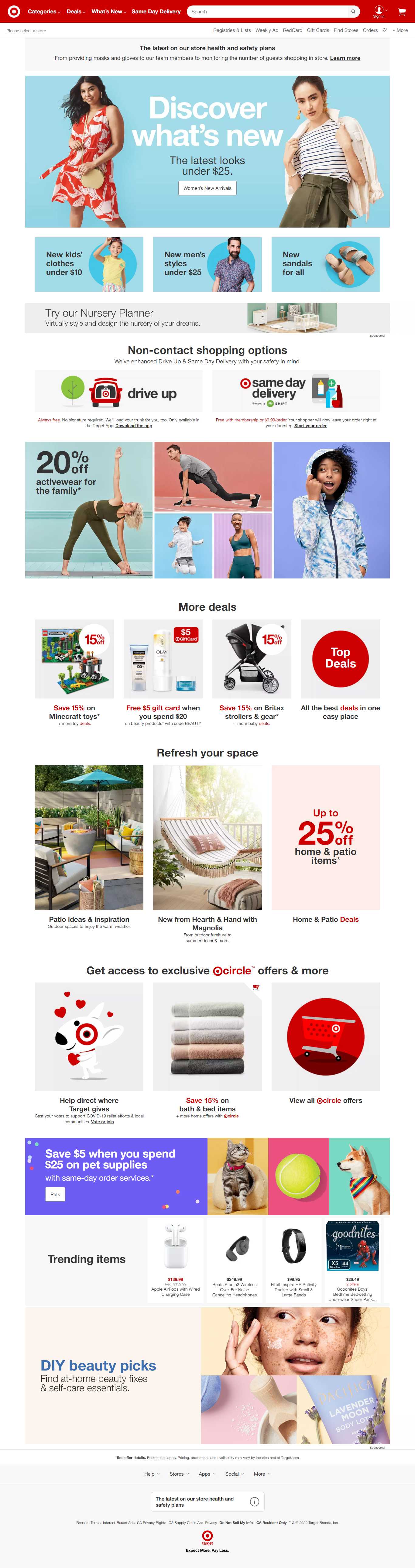Thiết kế web tao bao - www.target.com