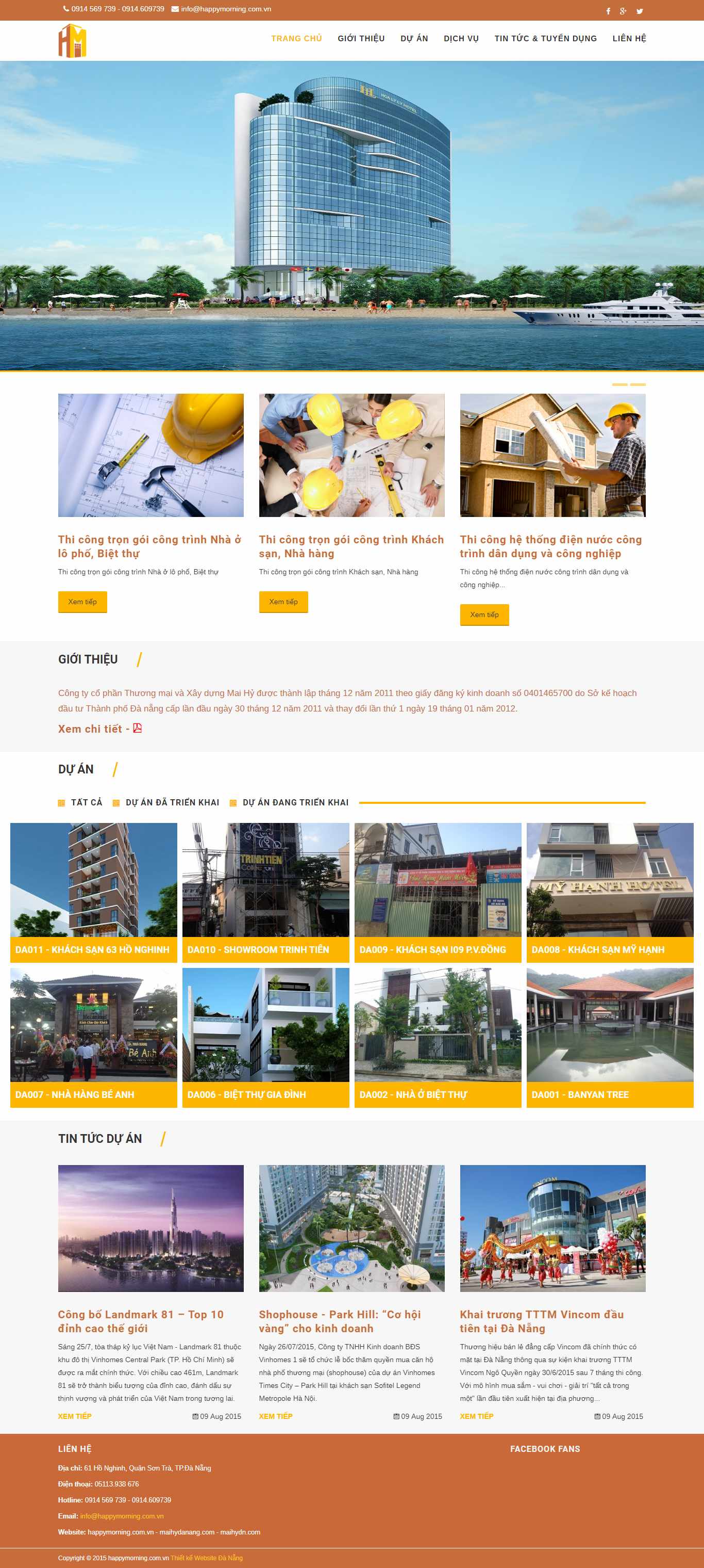 Thiết kế web 5 giây - maihydanang.com
