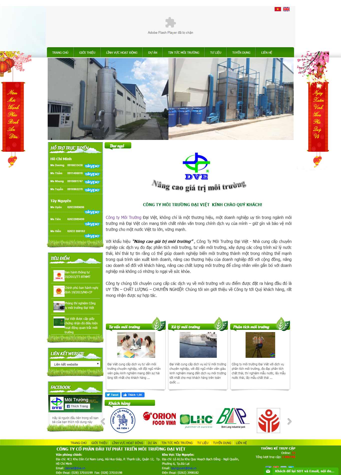 Thiết kế Web môi trường - thanthienmoitruong.com