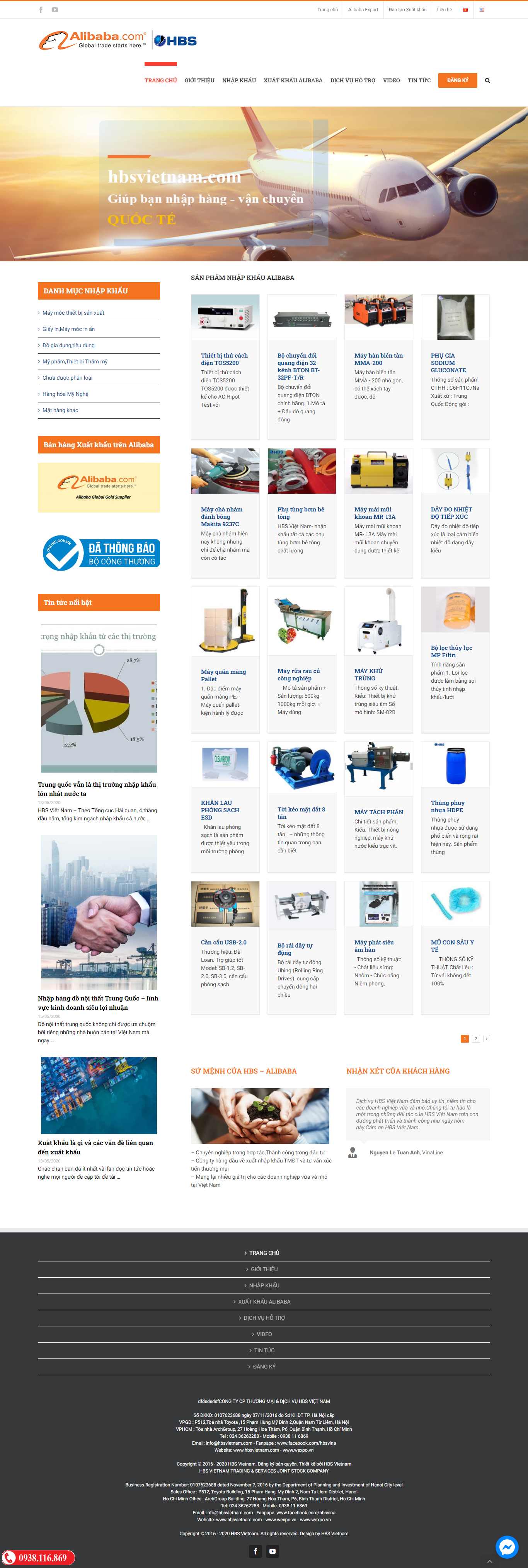 Thiết kế web công ty - hbsvietnam.com