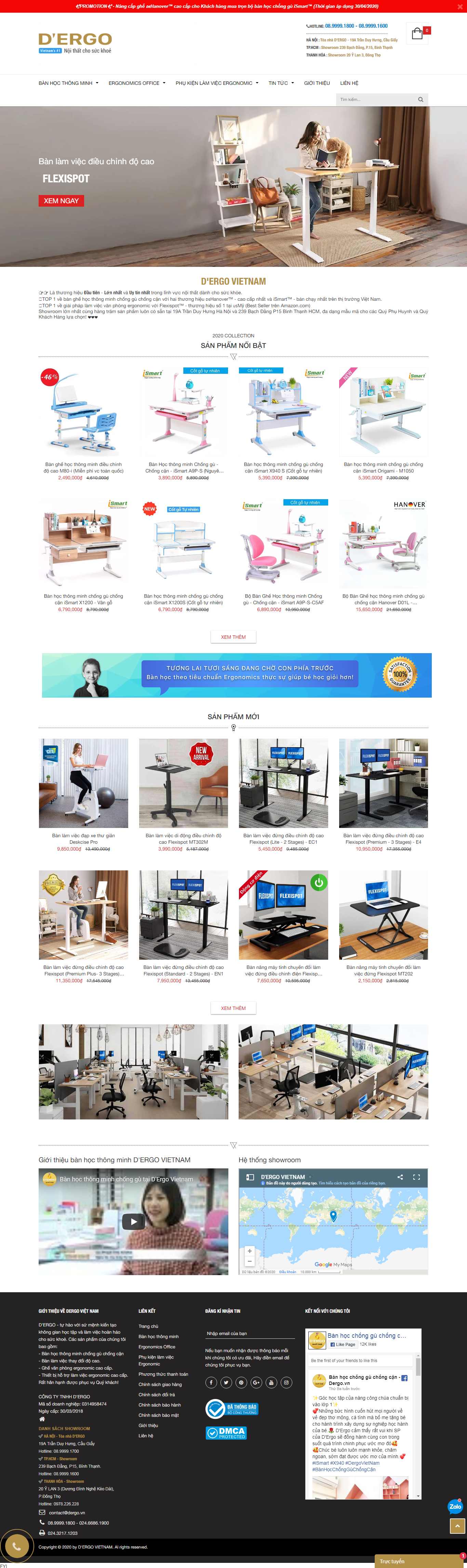 Thiết kế Web đồ nội thật - dergo.vn