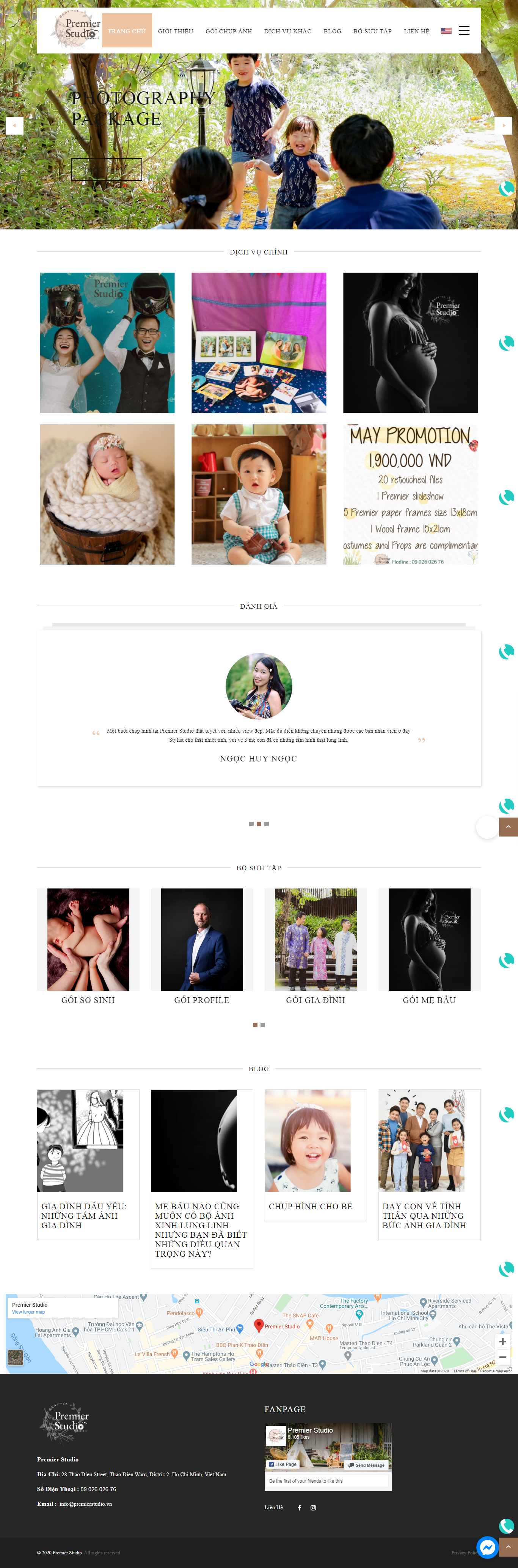 Thiết kế web có sẵn - premierstudio.vn
