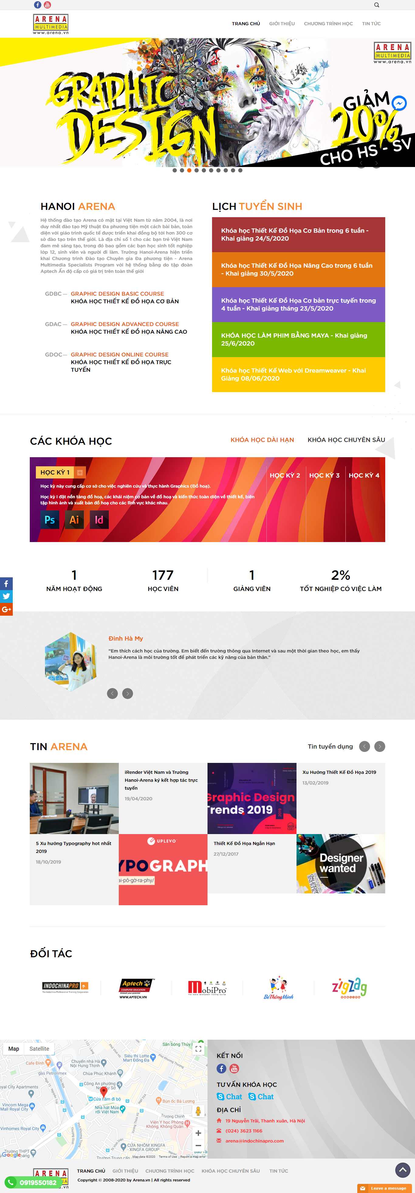 Thiết kế web thiết kế đồ họa - arena.vn