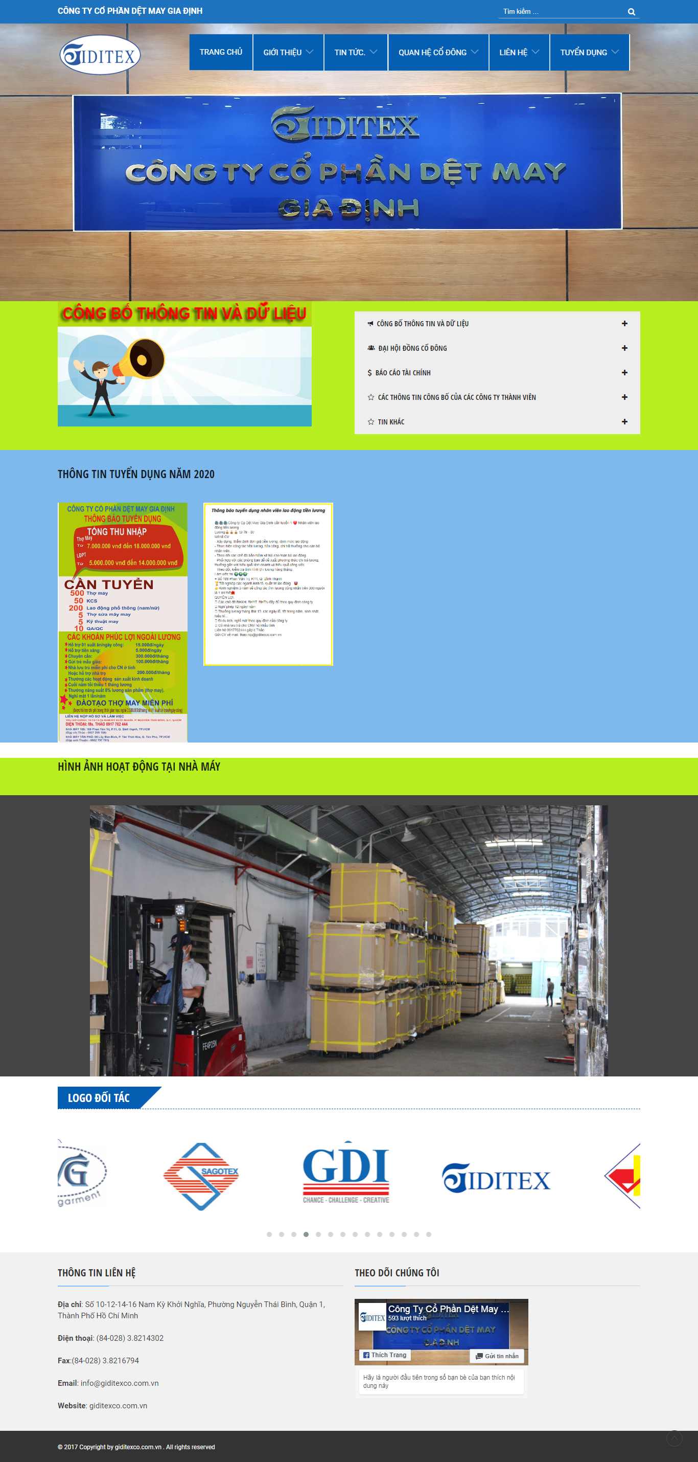Thiết kế web tin tức - giditexco.com.vn