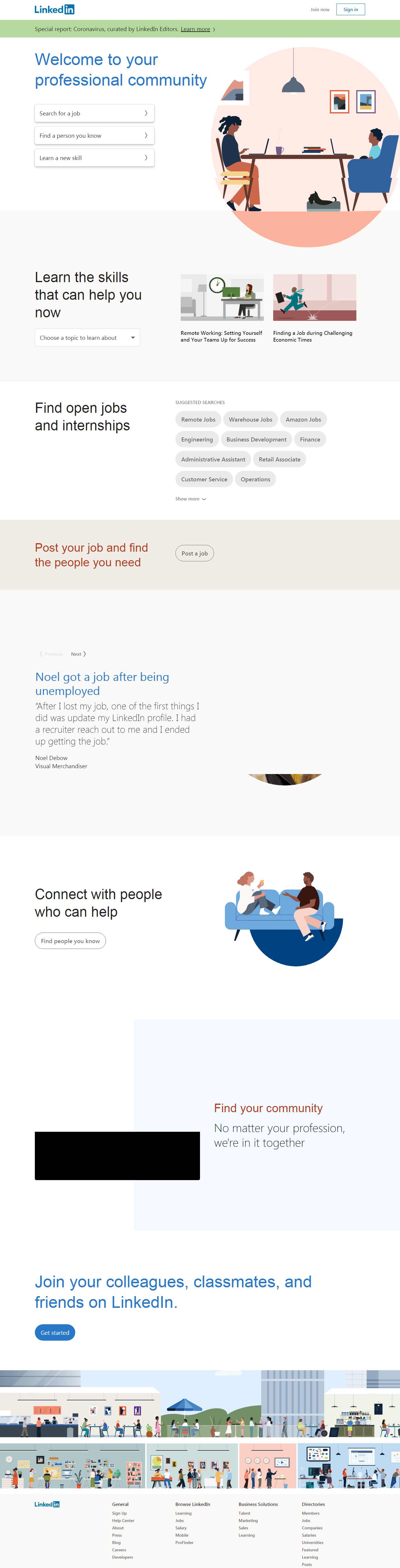 Thiết kế web mạng xã hội - www.linkedin.com