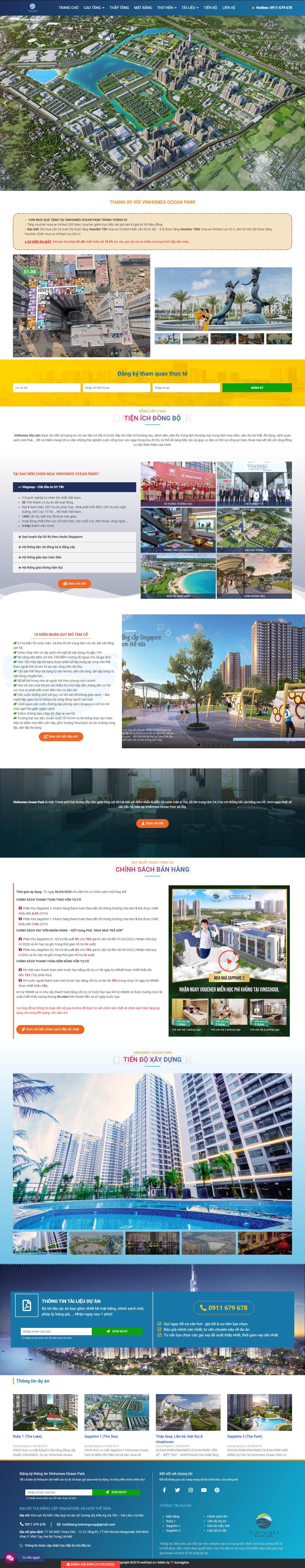 Thiết kế web chất lượng - vinhome-oceanparkz.com