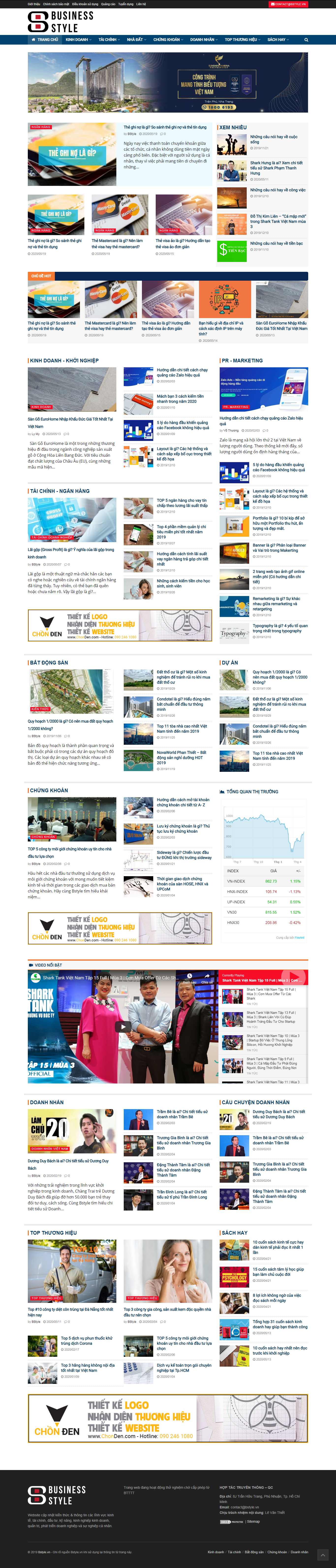 Thiết kế web startup - bstyle.vn