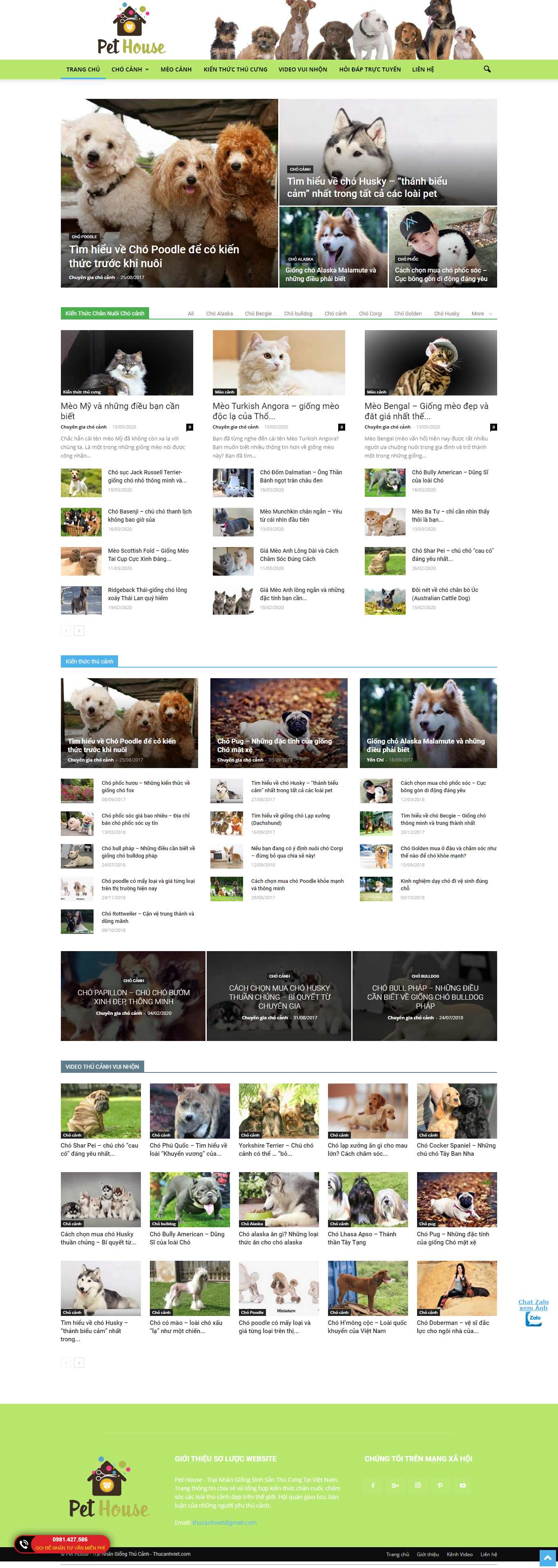 Thiết kế web đống đa - thucanhviet.com
