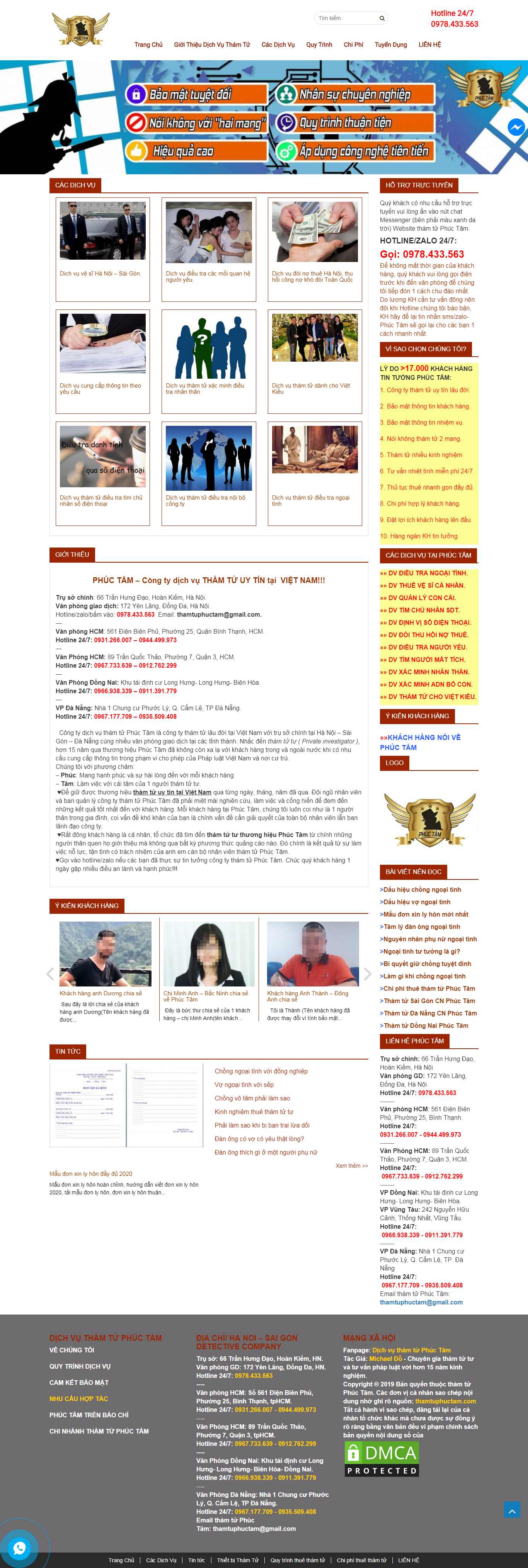 Thiết kế web thanh xuân - thamtuphuctam.com