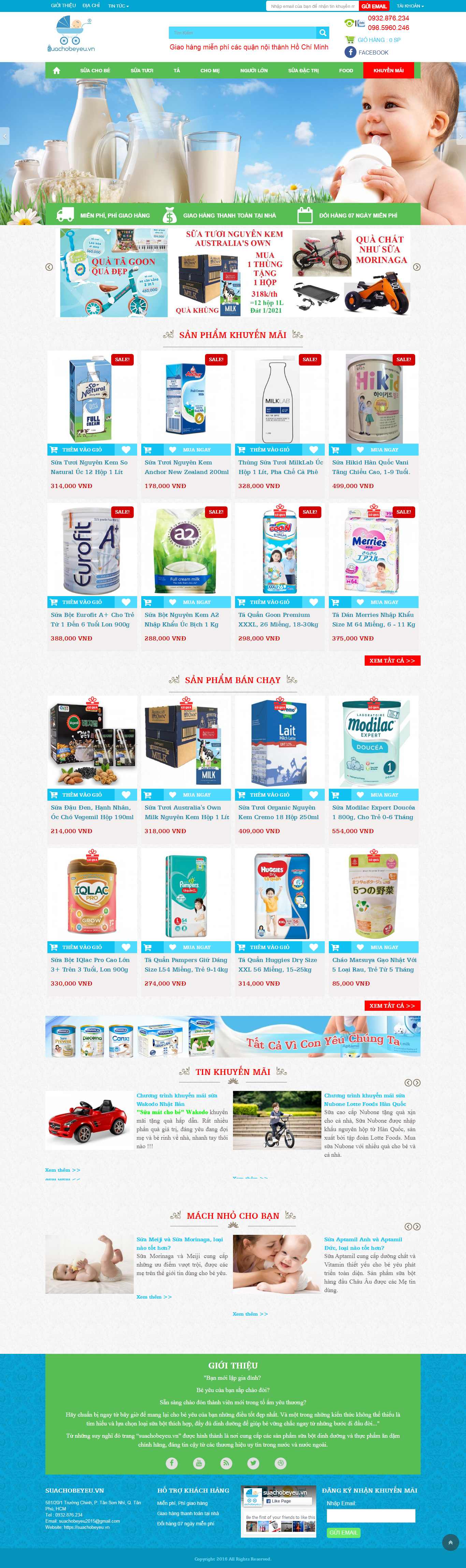 Thiết kế web Quận Ba Đình - suachobeyeu.vn