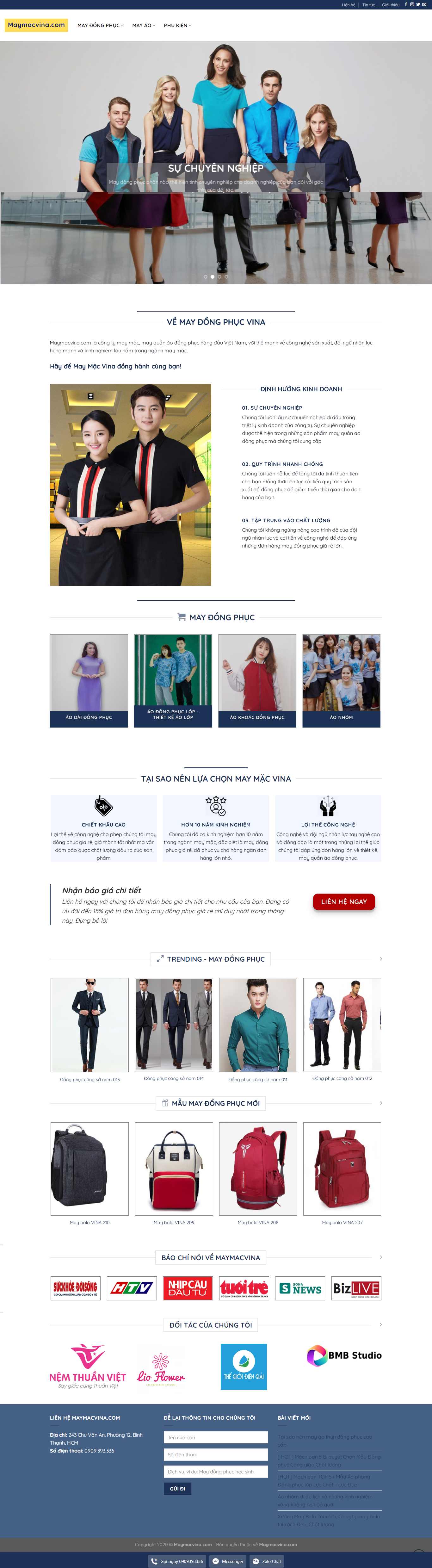 Thiết kế Web Quận Hai Bà Trưng - maymacvina.com