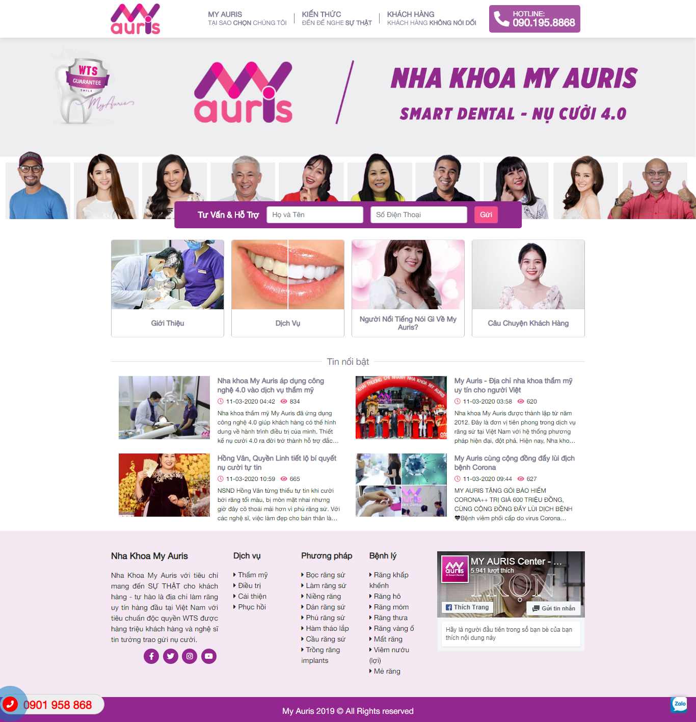Thiết kế Web Quận Nam Từ Liêm - myauris.vn