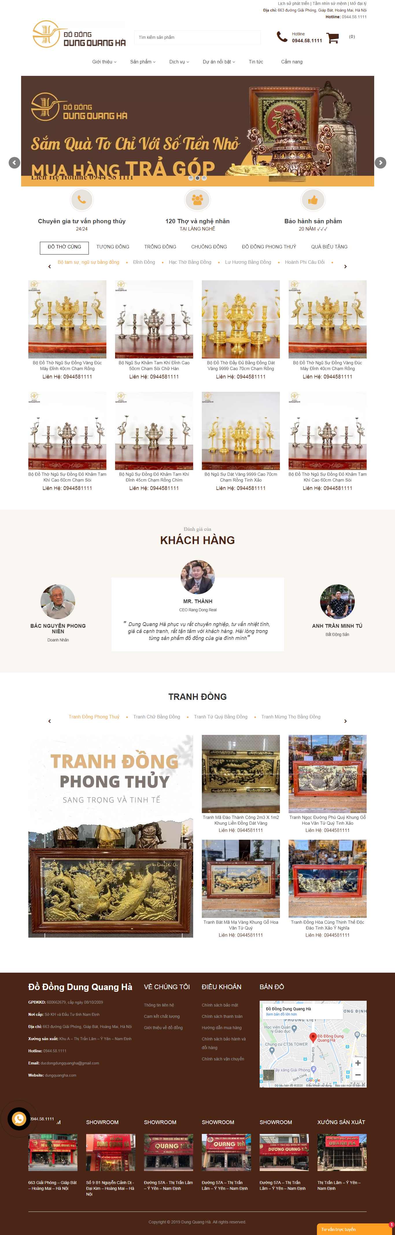 Thiết kế Web Huyện Mê Linh - dungquangha.com