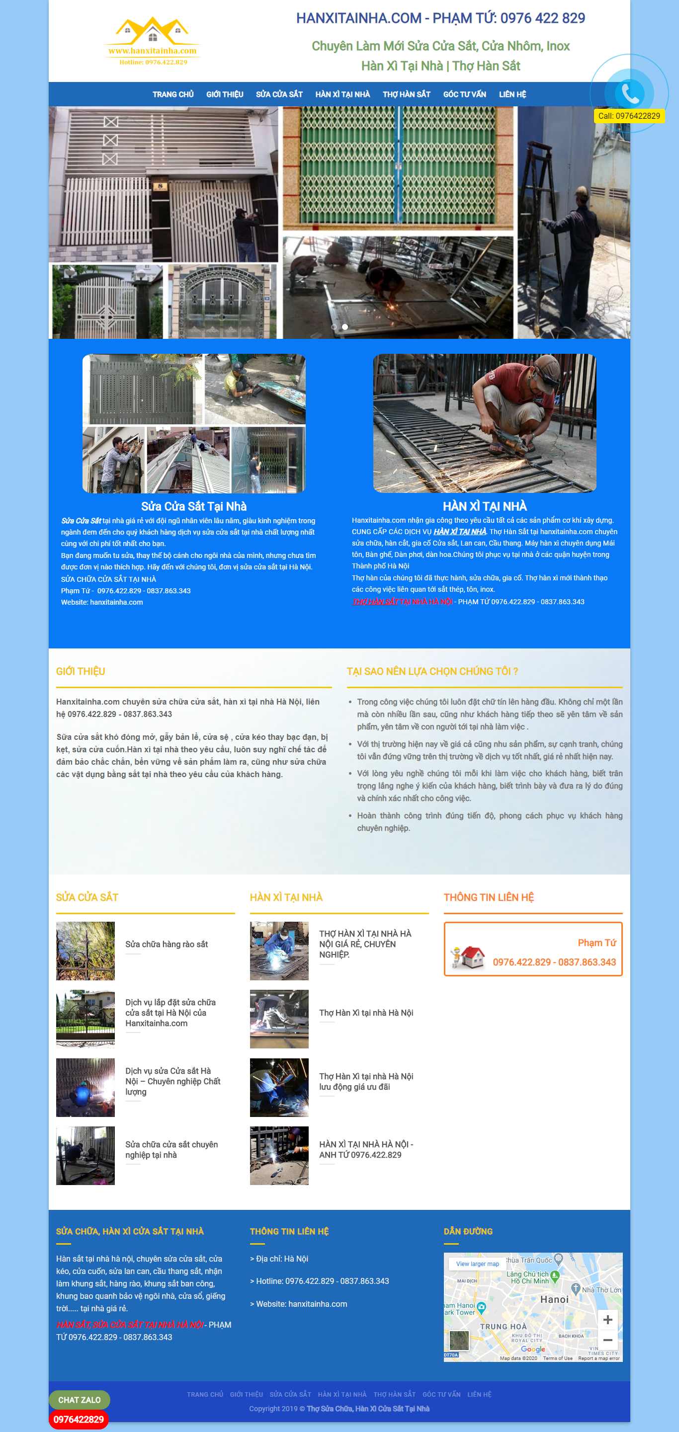 Thiết kế Web Quận Hà Đông - hanxitainha.com