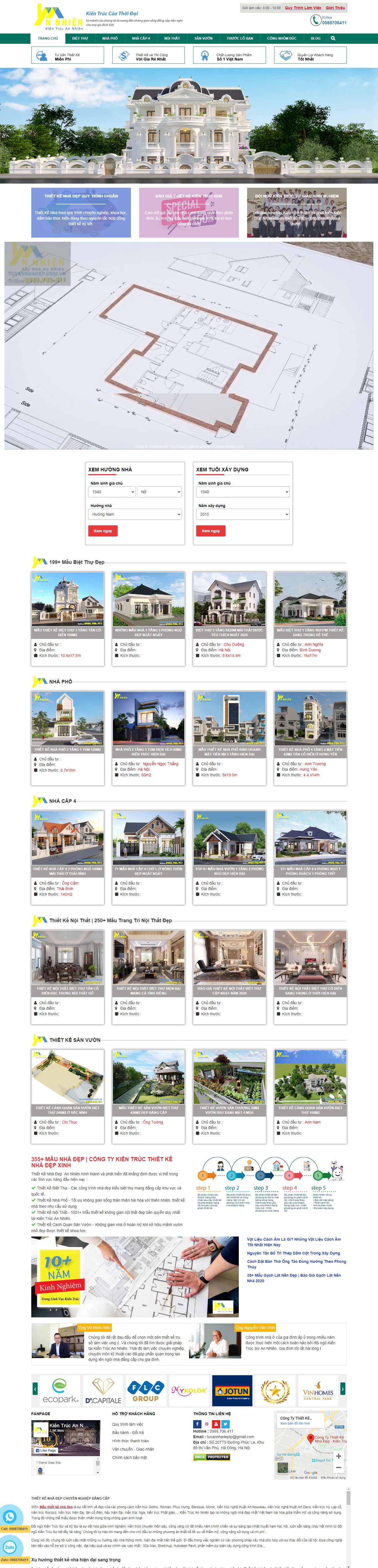 Thiết kế Web Huyện Đan Phượng - tuvannhadep.com.vn