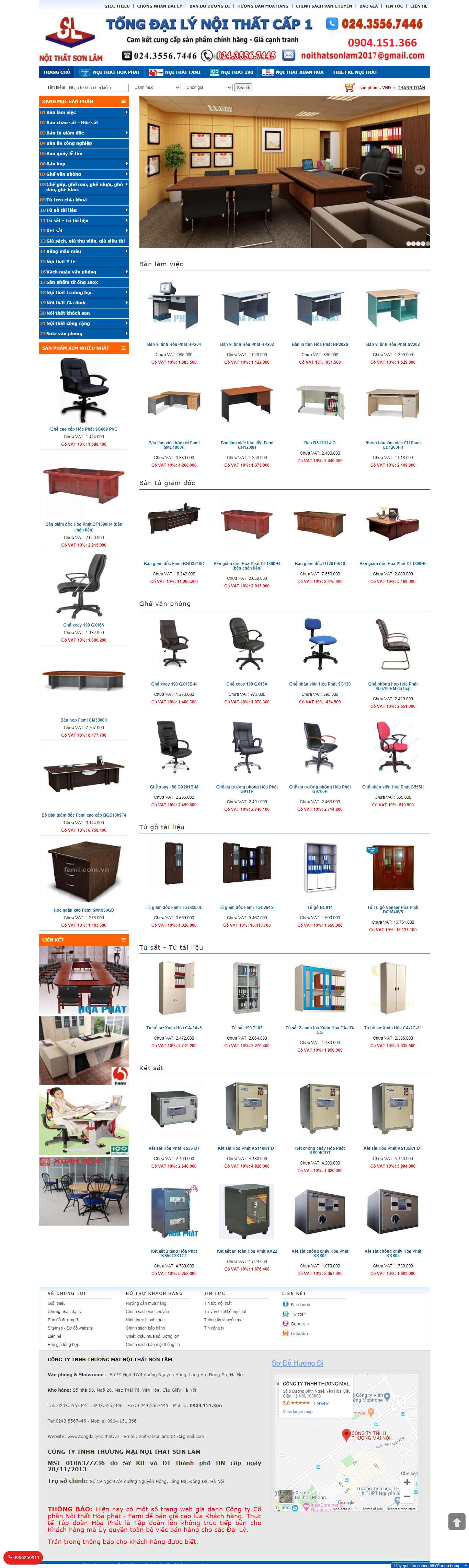 Thiết kế Web Huyện Quốc Oai - tongdailynoithat.vn