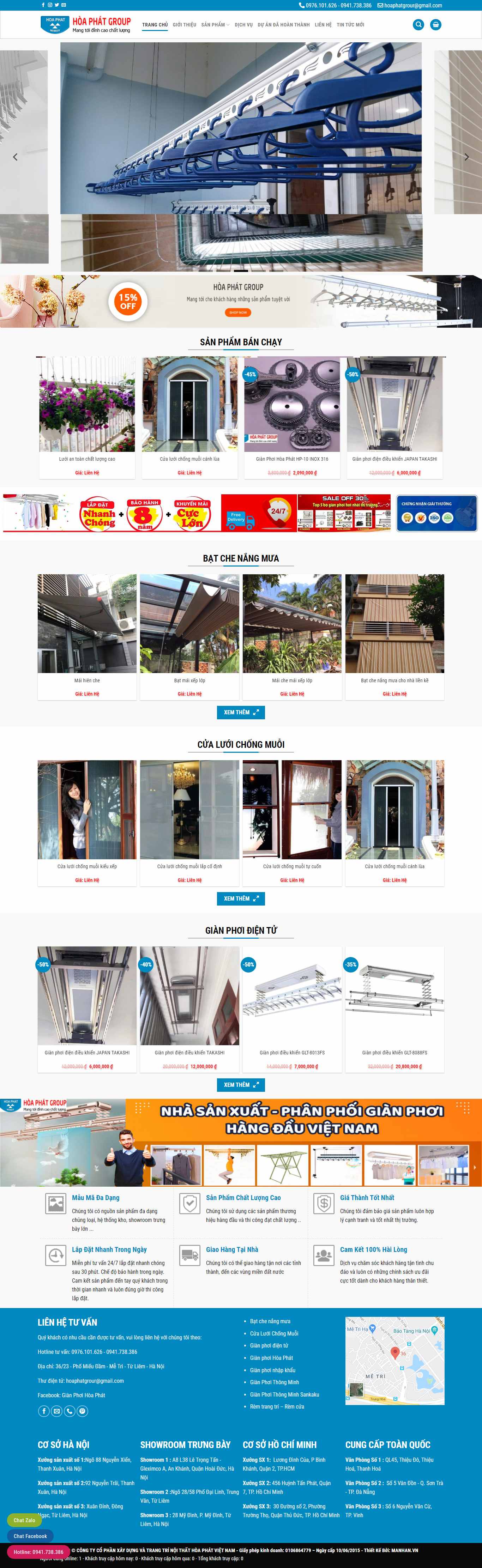 Thiết kế Web Huyện Mỹ Đức - hoaphatgrour.com