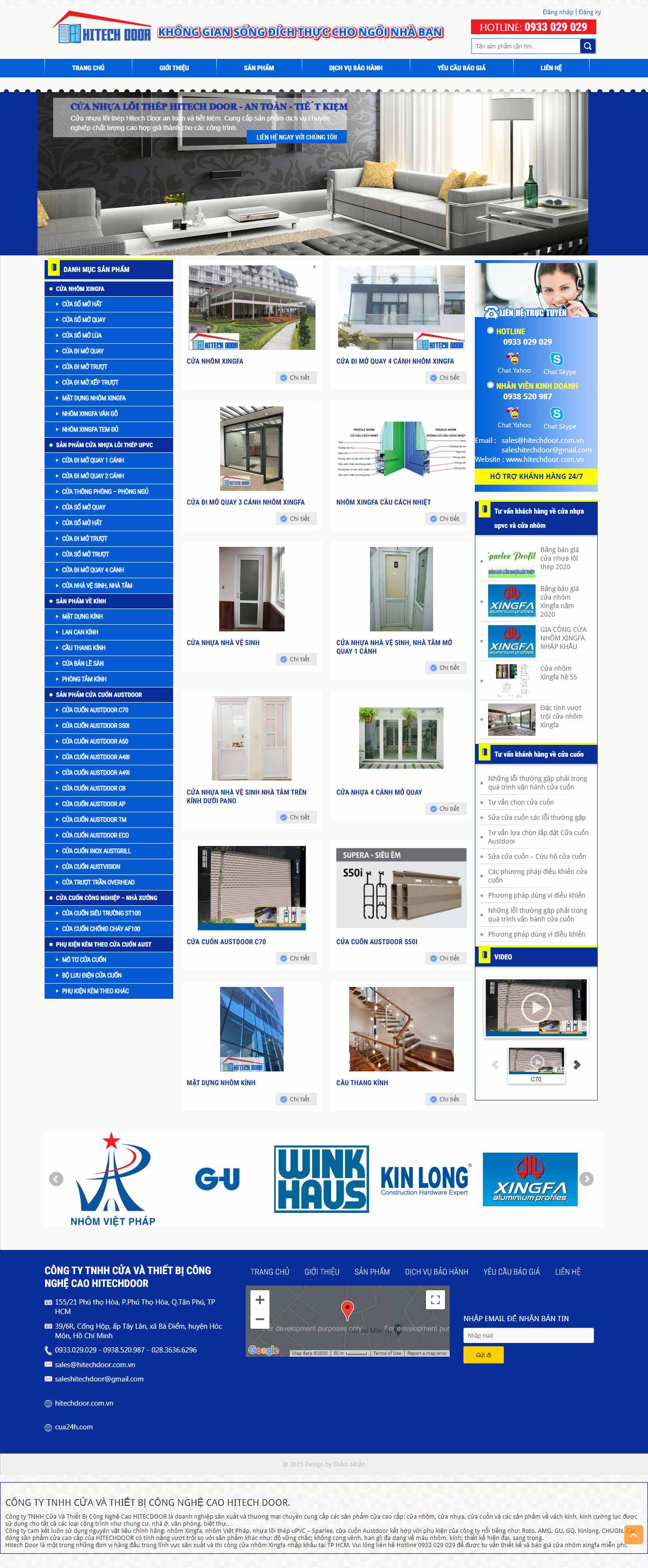 Thiết kế Web Vũng Tàu - hitechdoor.com.vn