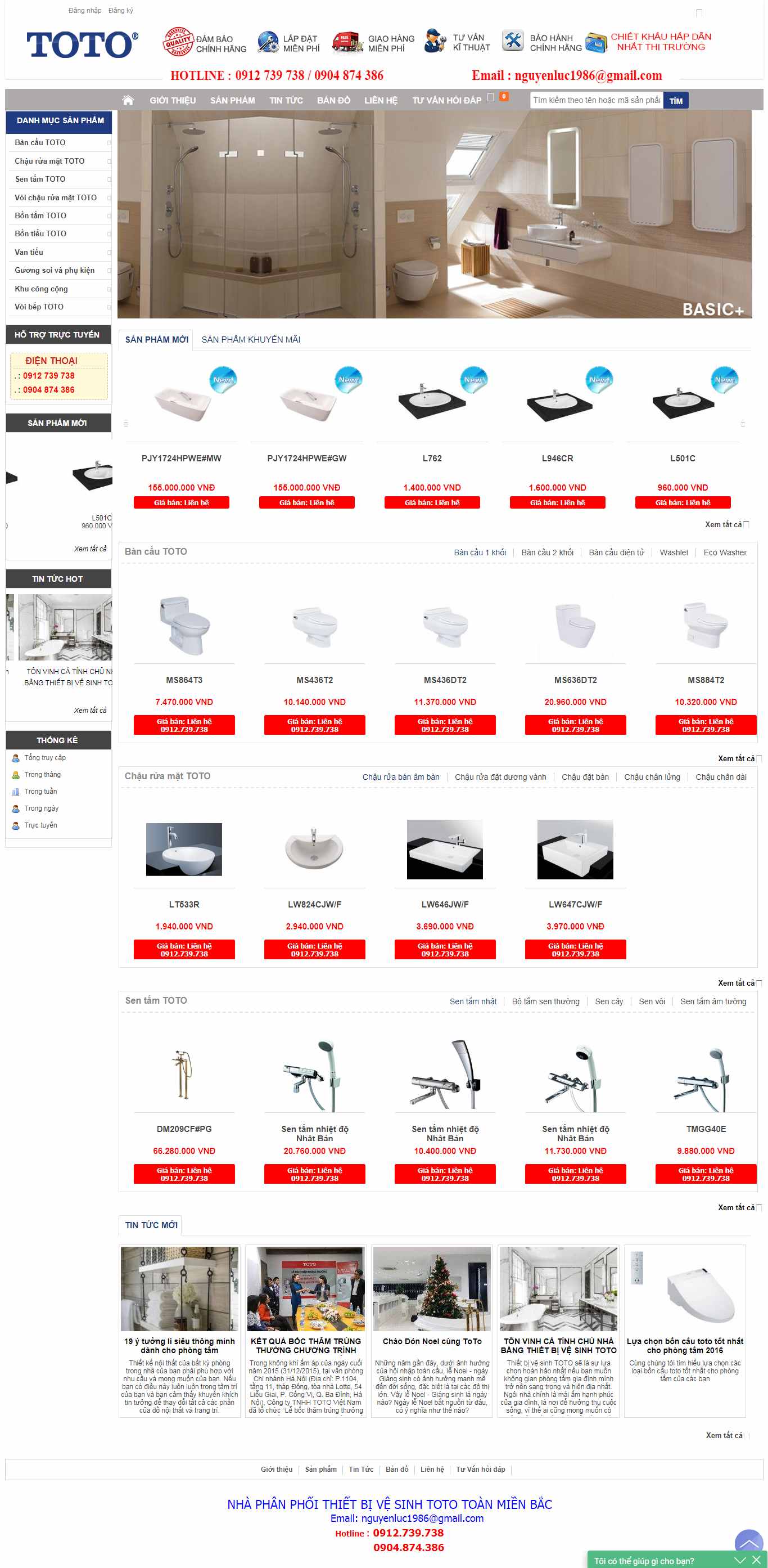 Thiết kế Web Bắc Giang - showroomtoto.net