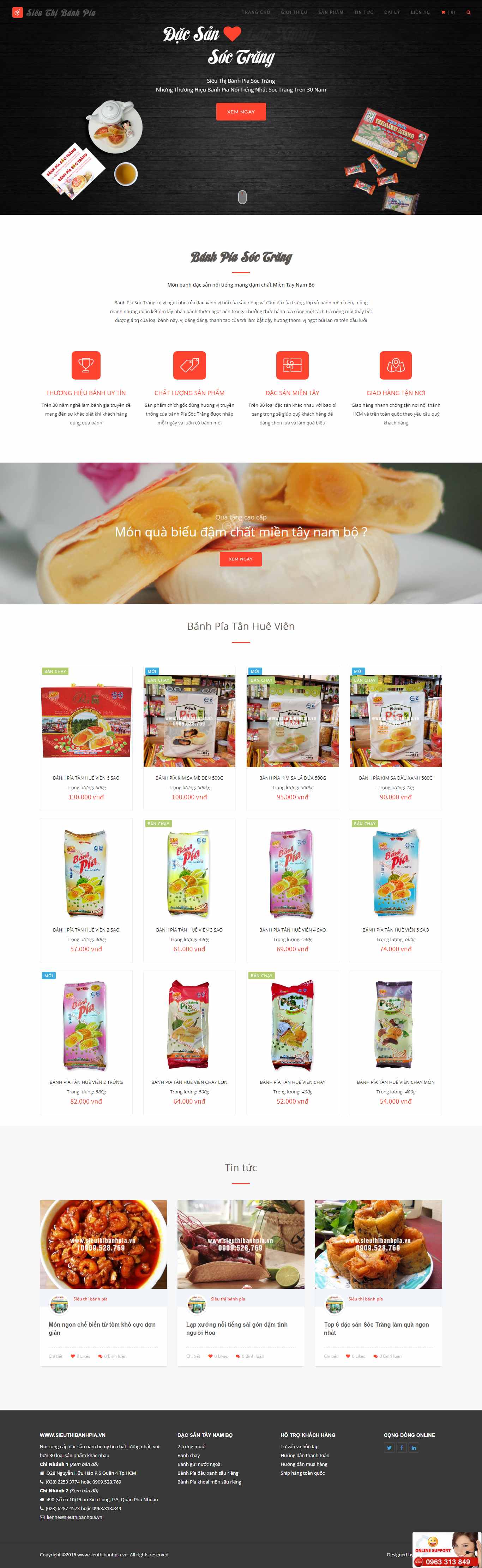 Thiết kế Web Bình Dương - www.sieuthibanhpia.vn