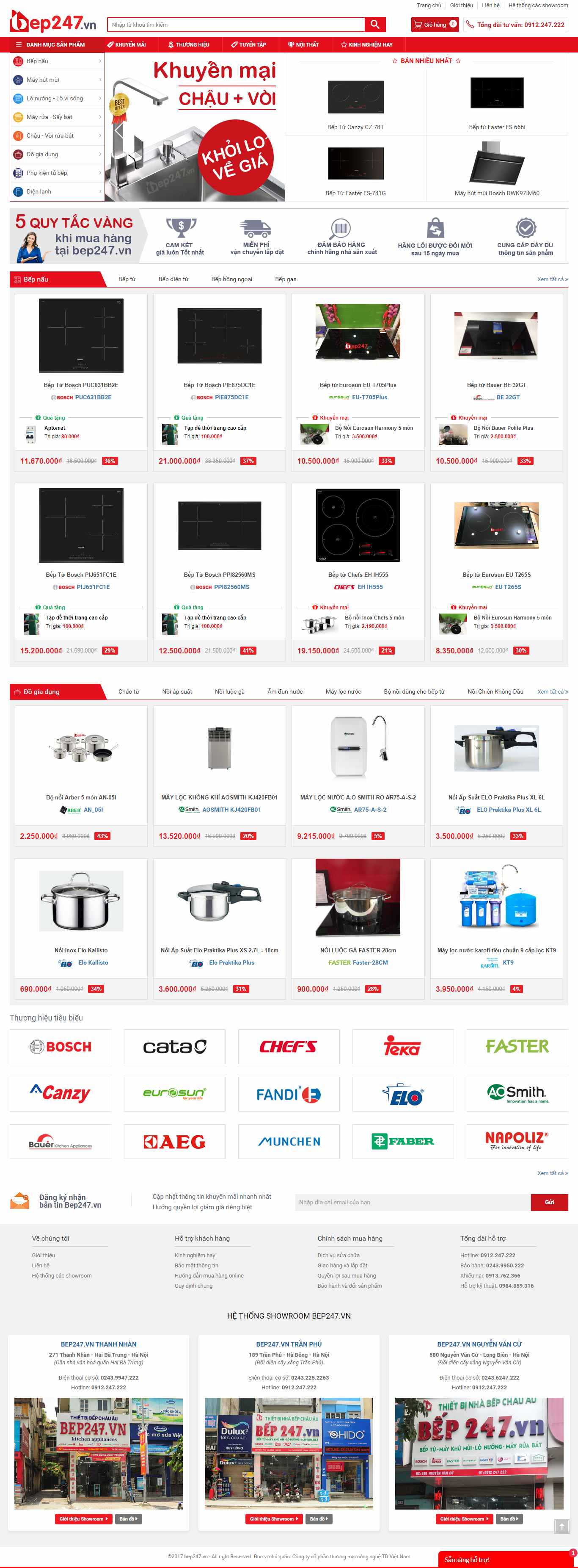 Thiết kế Web Bình Định - bep247.vn