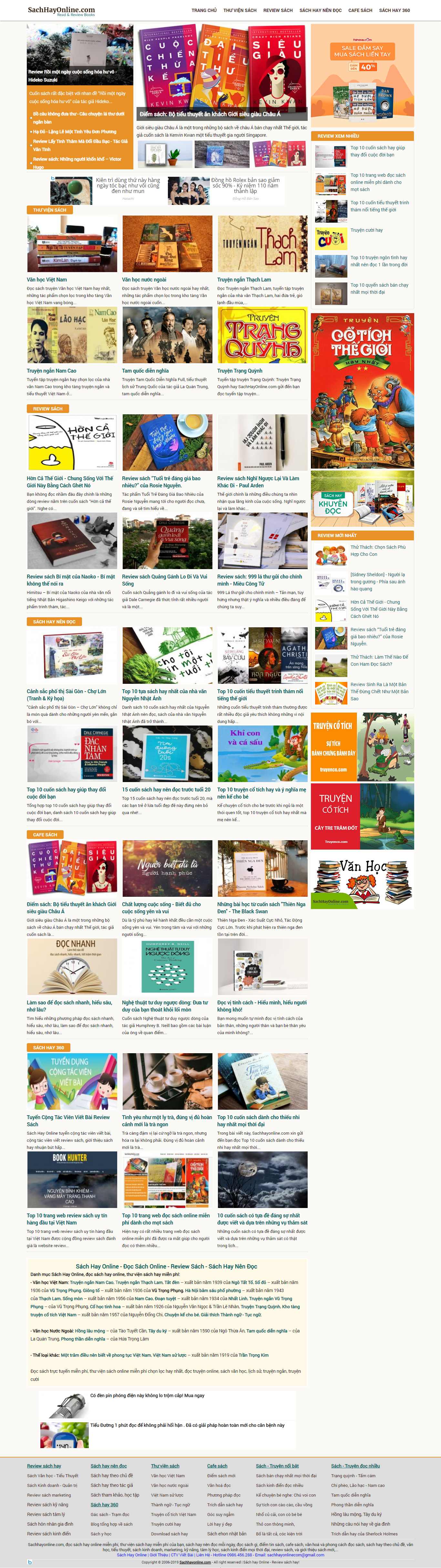Thiết kế web vnreview - www.sachhayonline.com