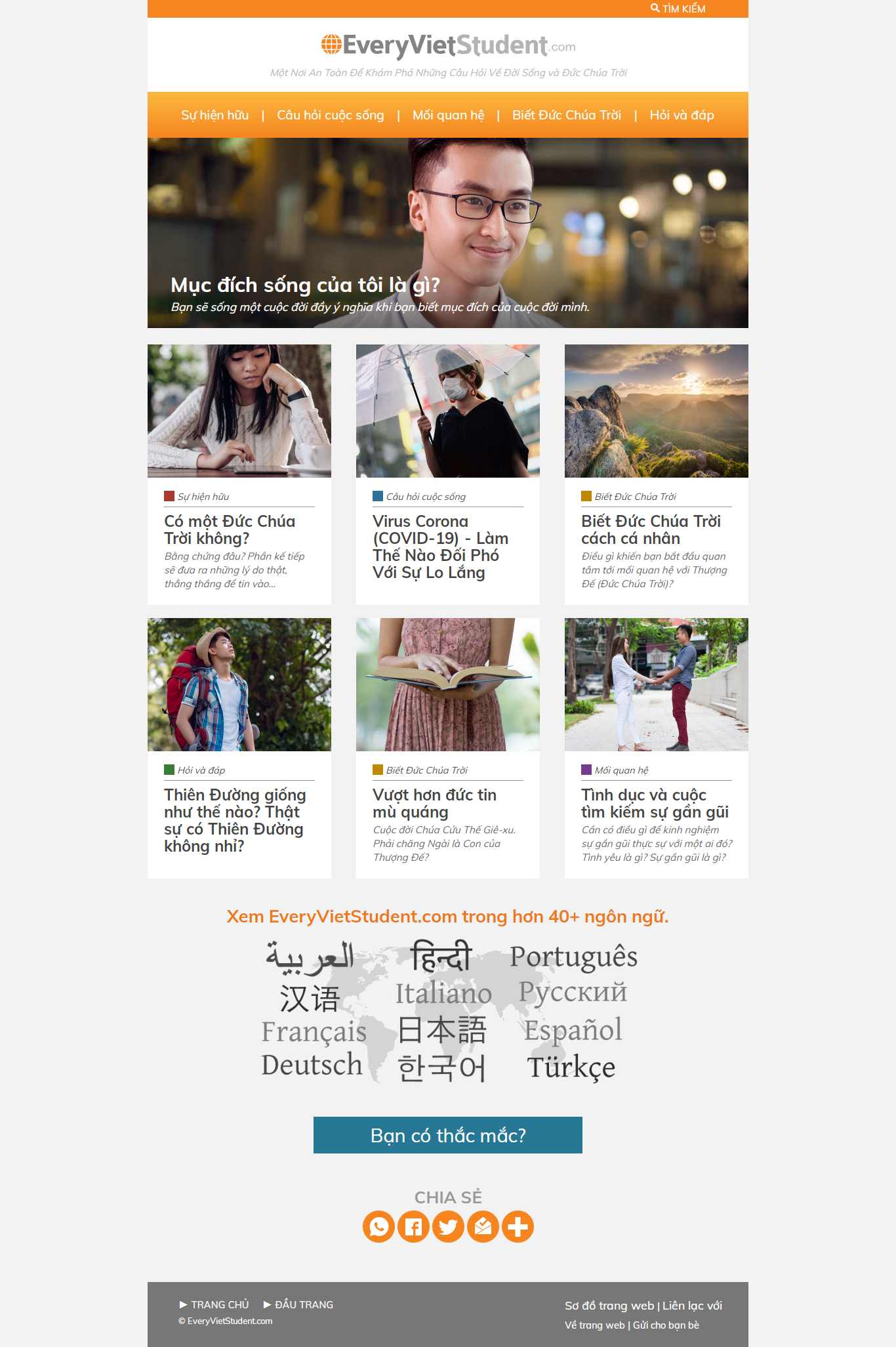 Thiết kế web eva - www.everyvietstudent.com