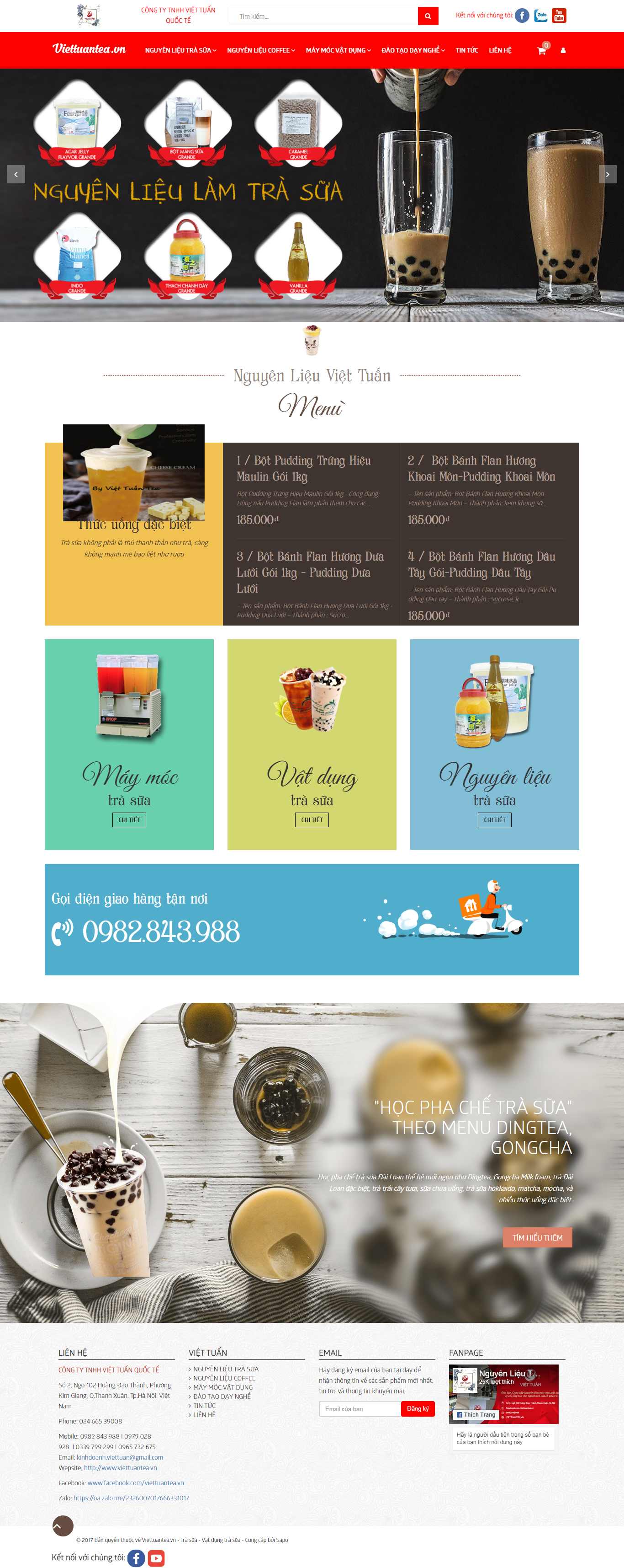 Thiết kế web cafef - viettuantea.vn
