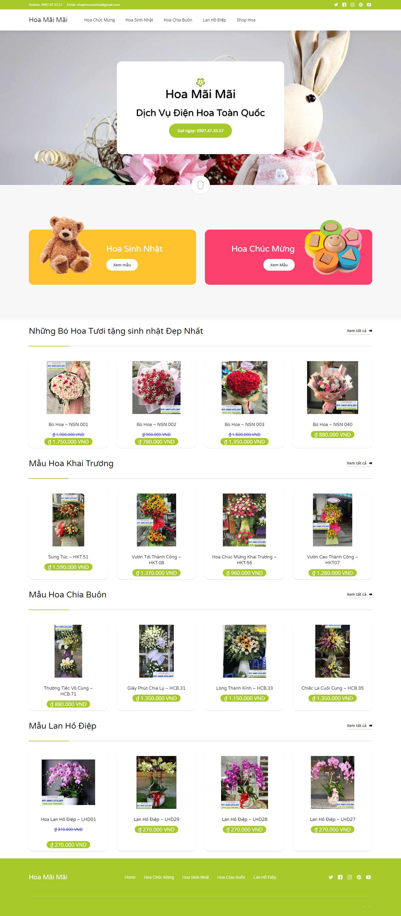 Thiết kế web điện ảnh - nhạc - họa - www.hoamaimai.com