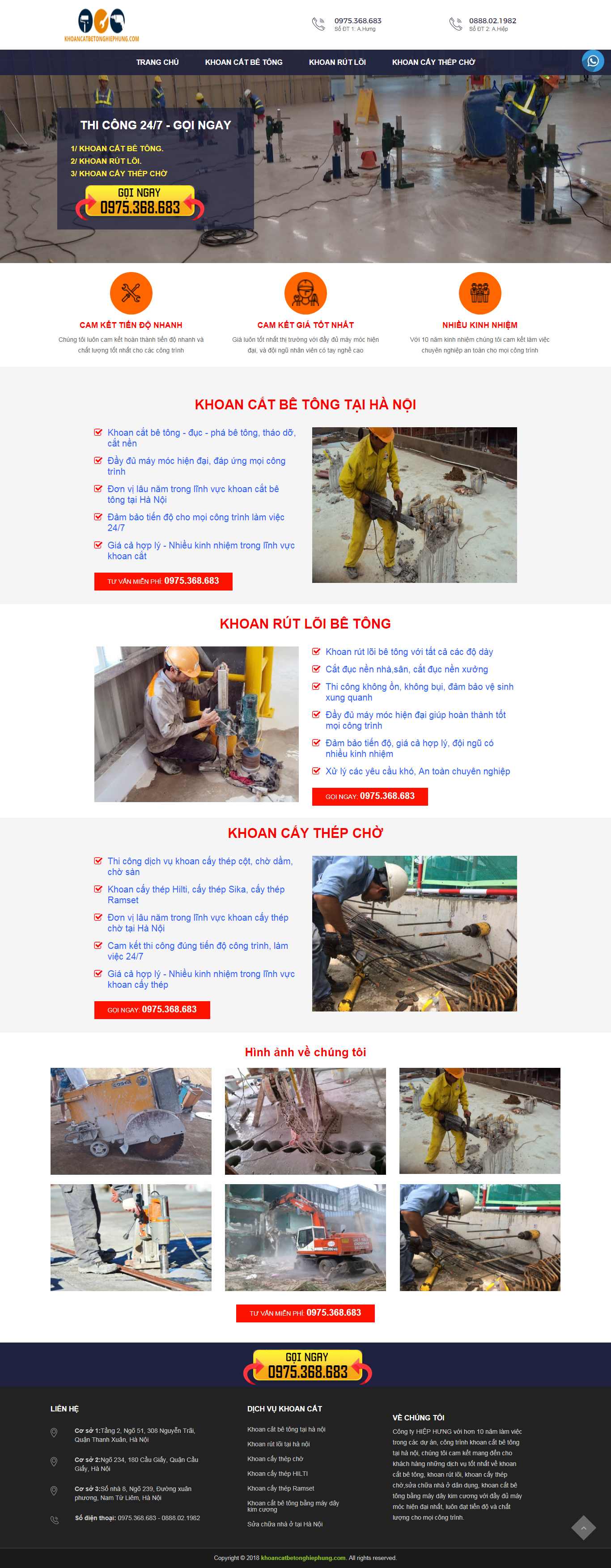 Thiết kế Web Cao Bằng - khoancatbetonghiephung.com