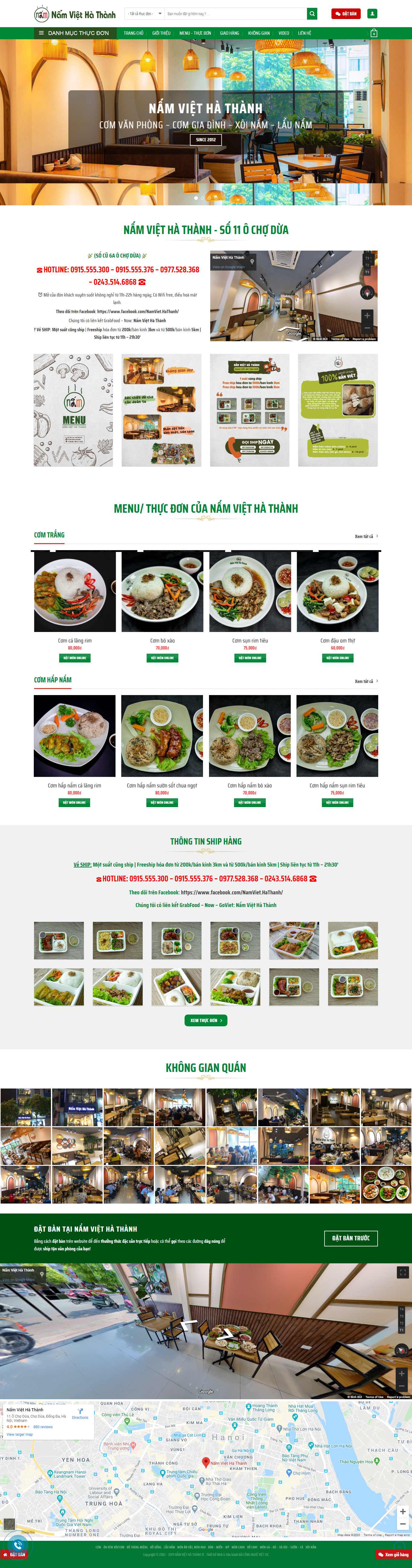 Thiết kế web đặc sản - namviethathanh.com