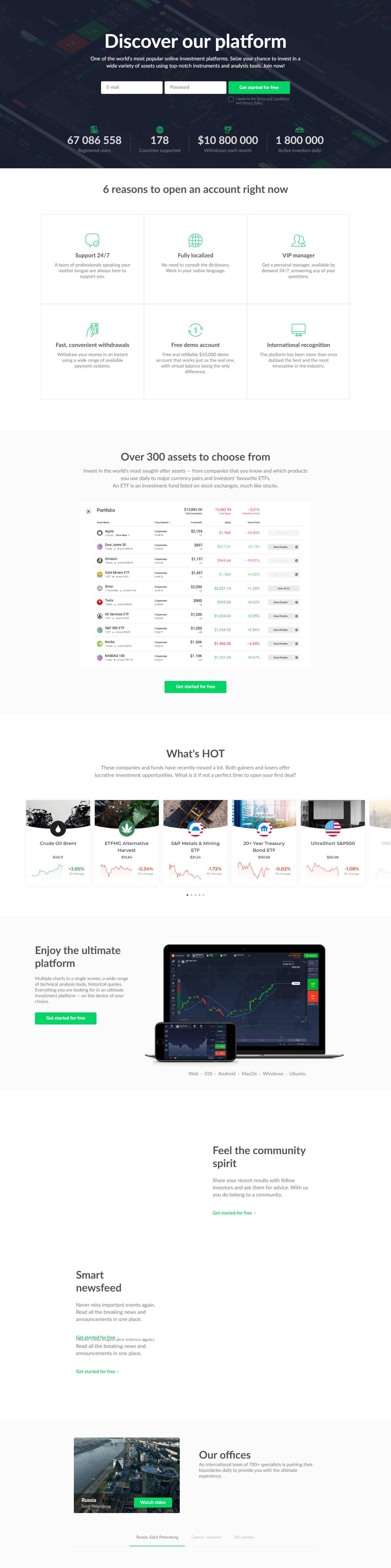 Thiết kế web đầu tư - iqbroker.co