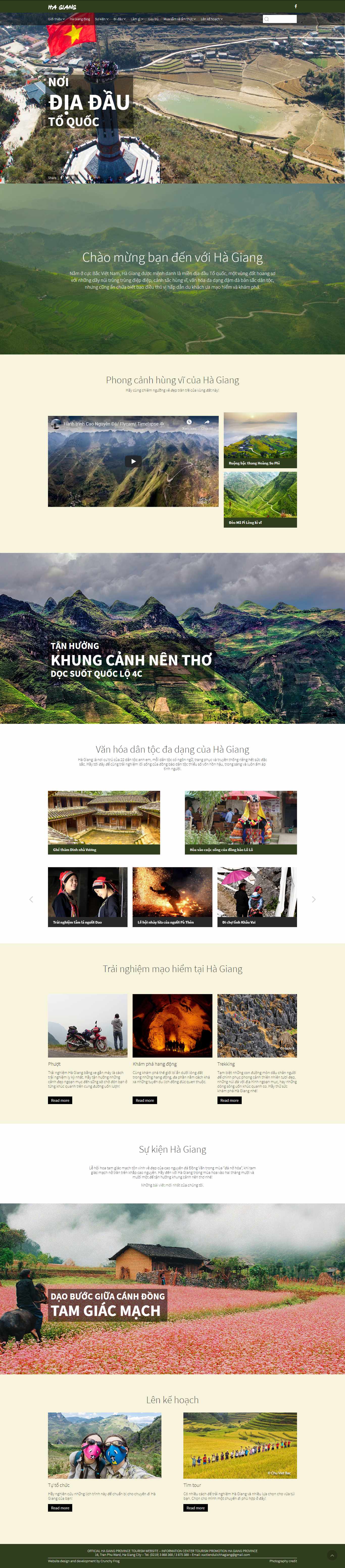 Thiết kế Web Hà Giang - discoverhagiang.com