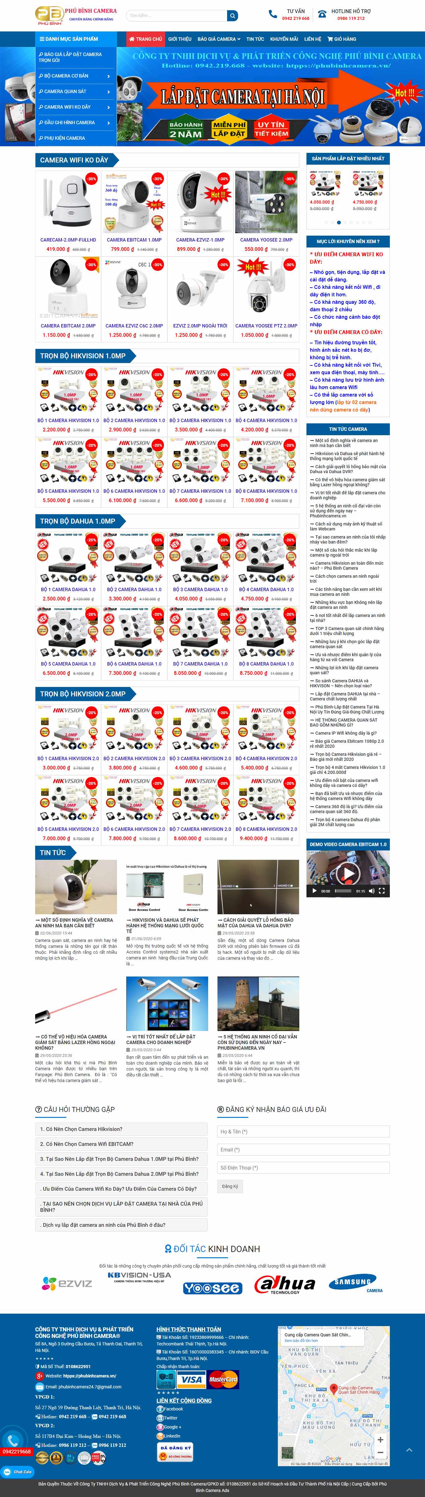 Thiết kế Web Hưng Yên - phubinhcamera.vn