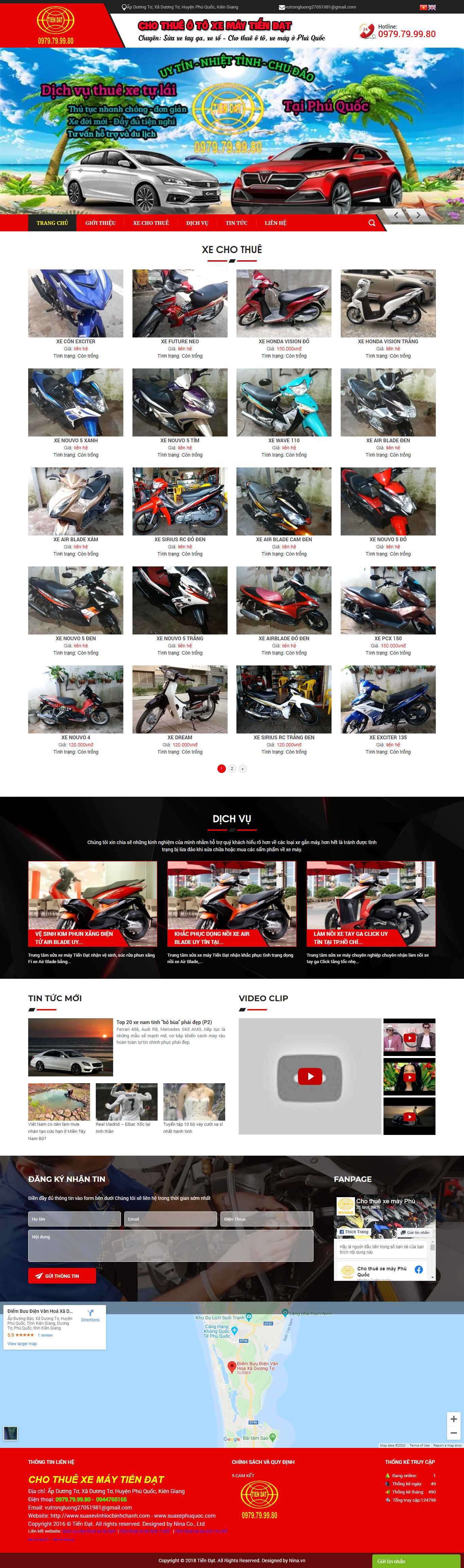 Thiết kế Web Kiên Giang - chothuexephuquoc.com.vn