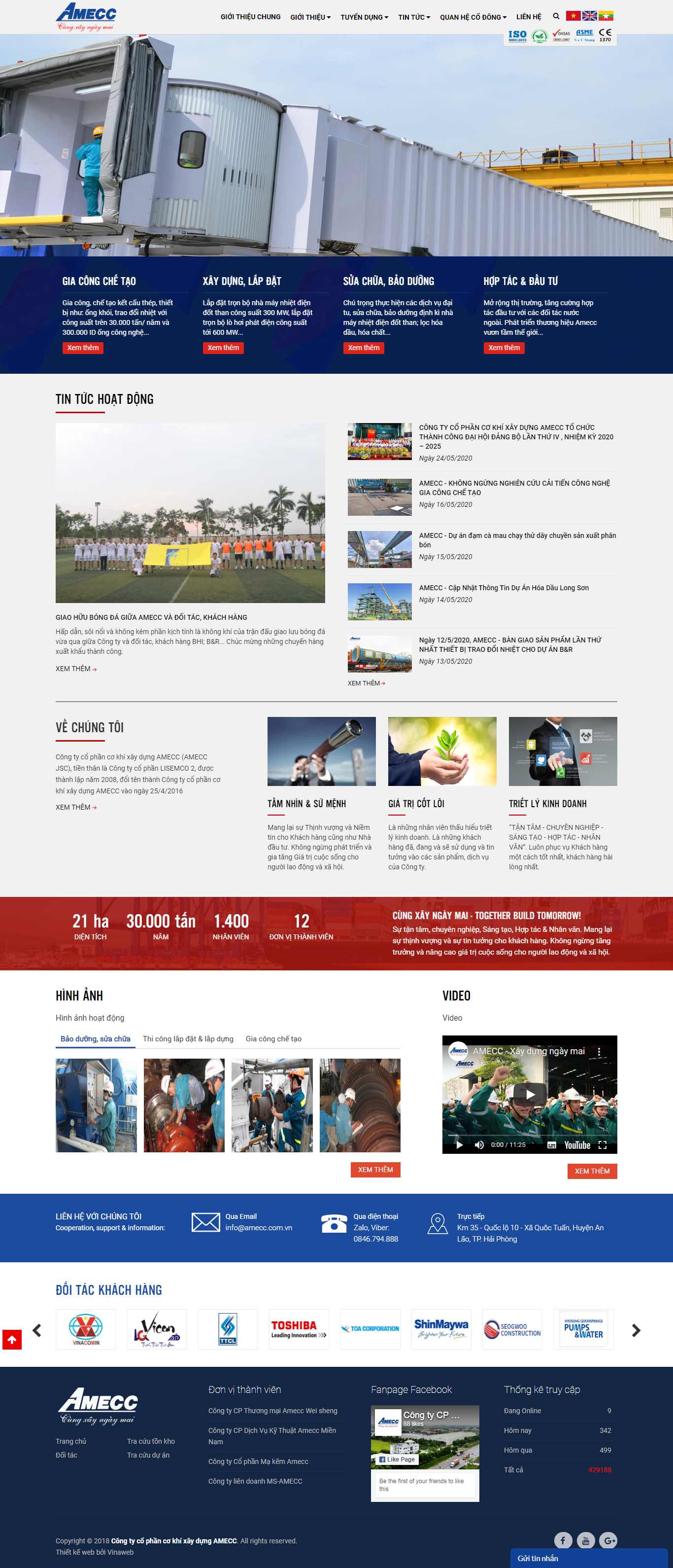 Thiết kế Web Lạng Sơn - amecc.com.vn