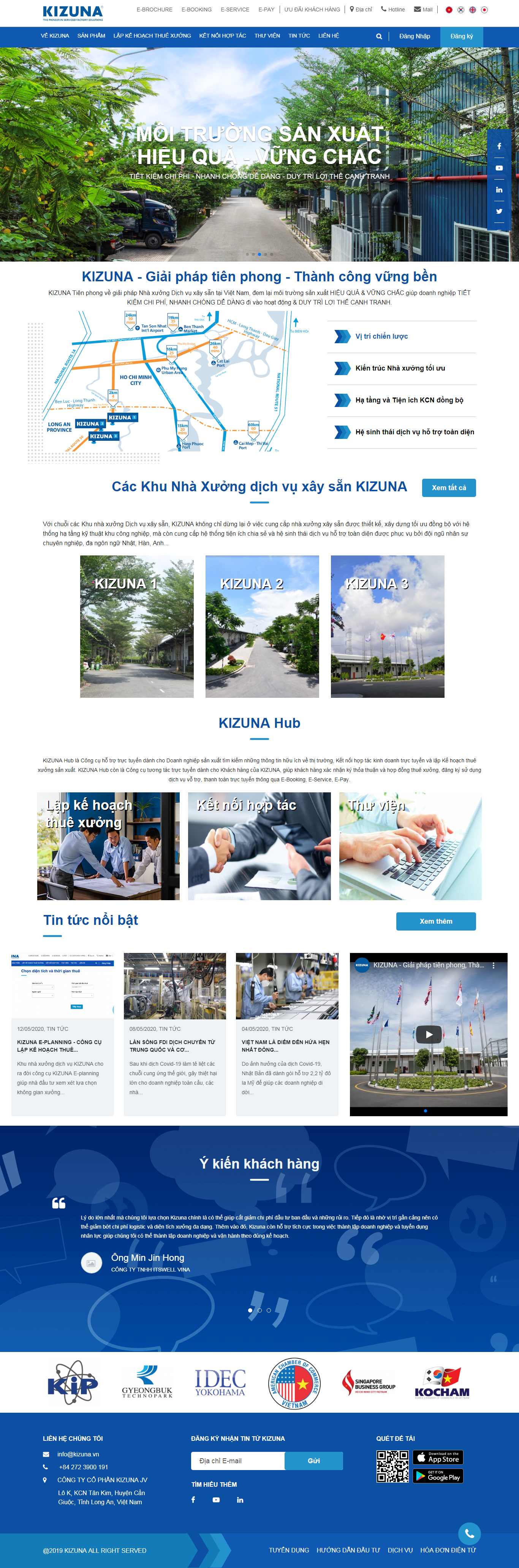 Thiết kế Web Long An - www.kizuna.vn