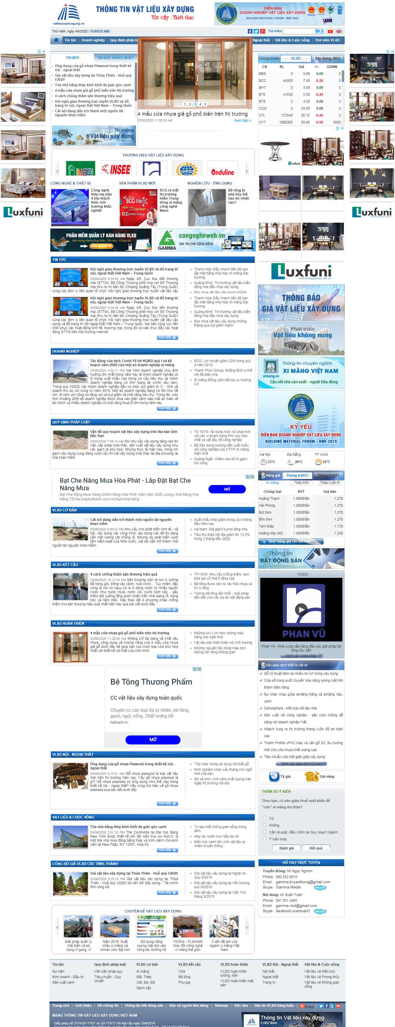 Thiết kế Web Nghệ An - vatlieuxaydung.org.vn