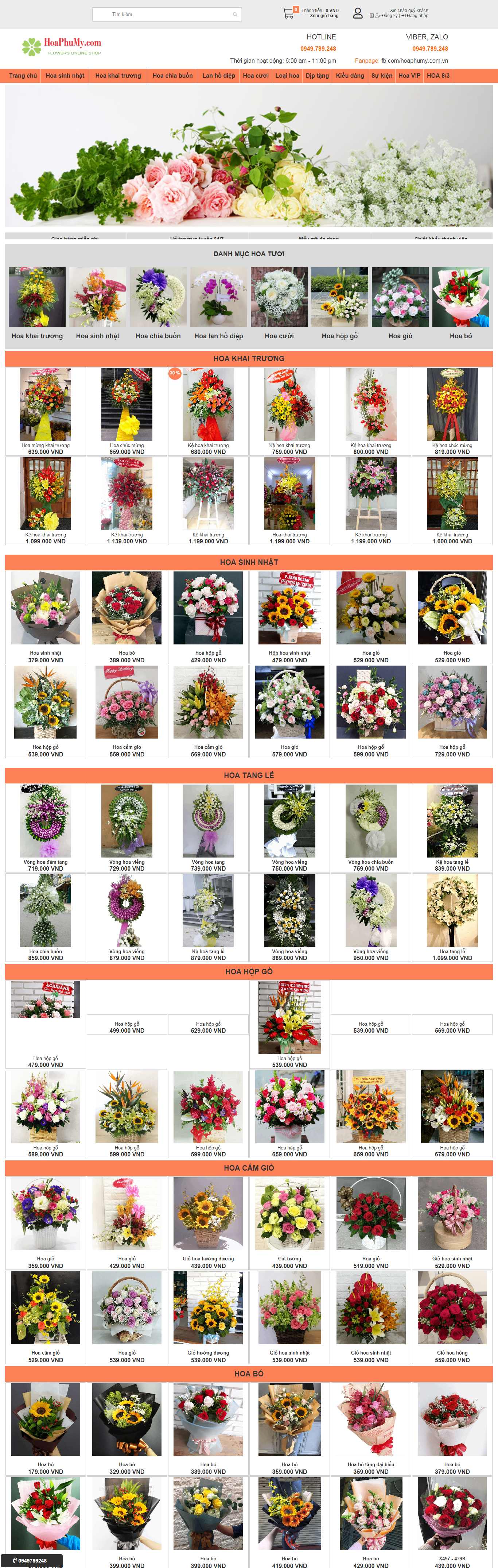 Thiết kế Web Quảng Nam - hoaphumy.com