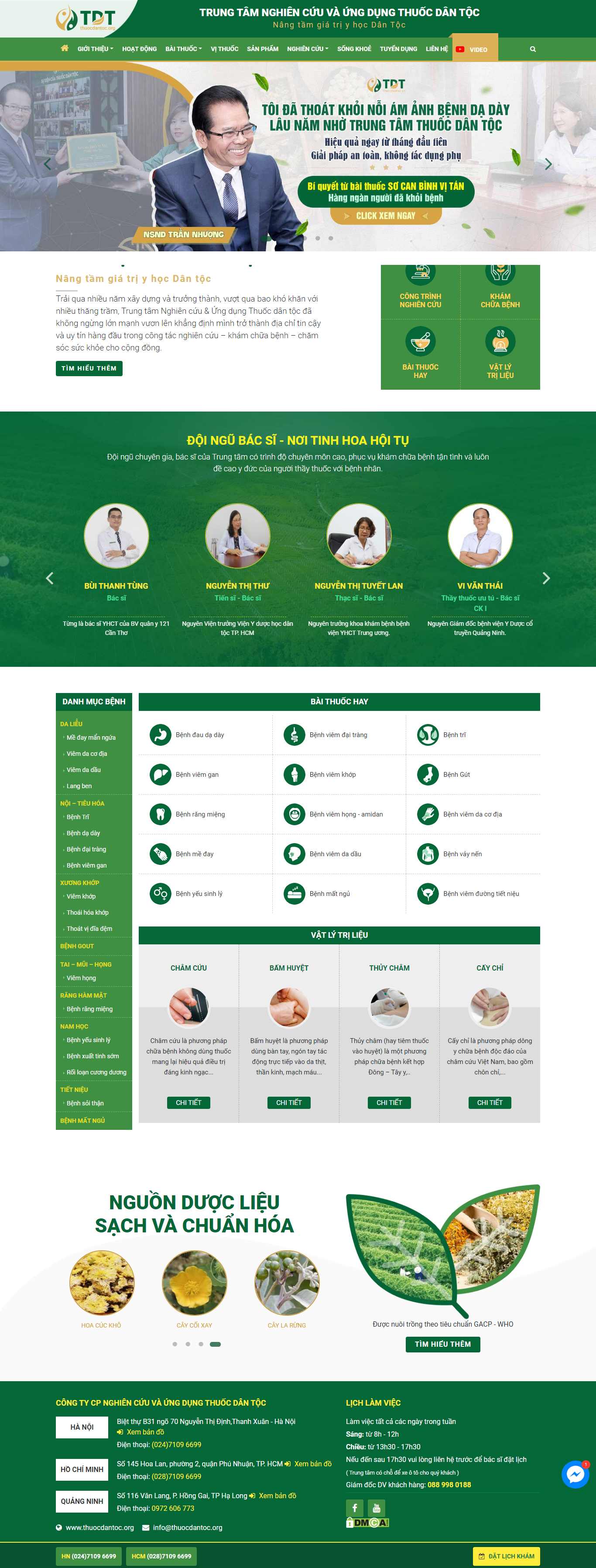 Thiết kế Web Sơn La - www.thuocdantoc.org