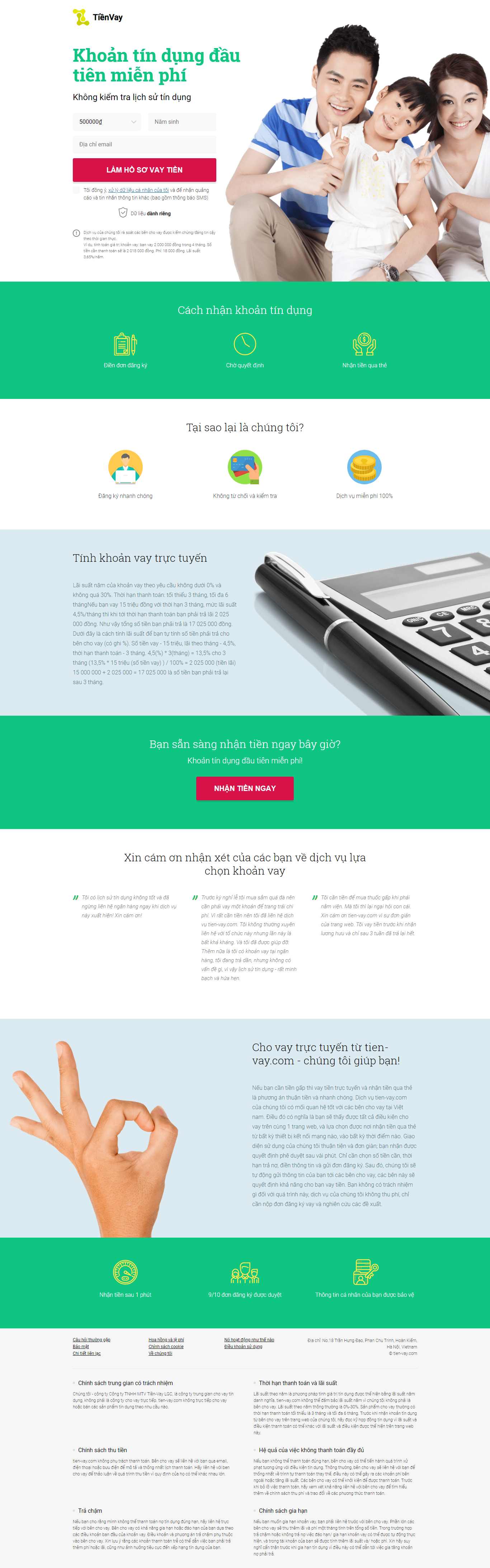 Thiết kế Web Sơn La - tien-vay.com
