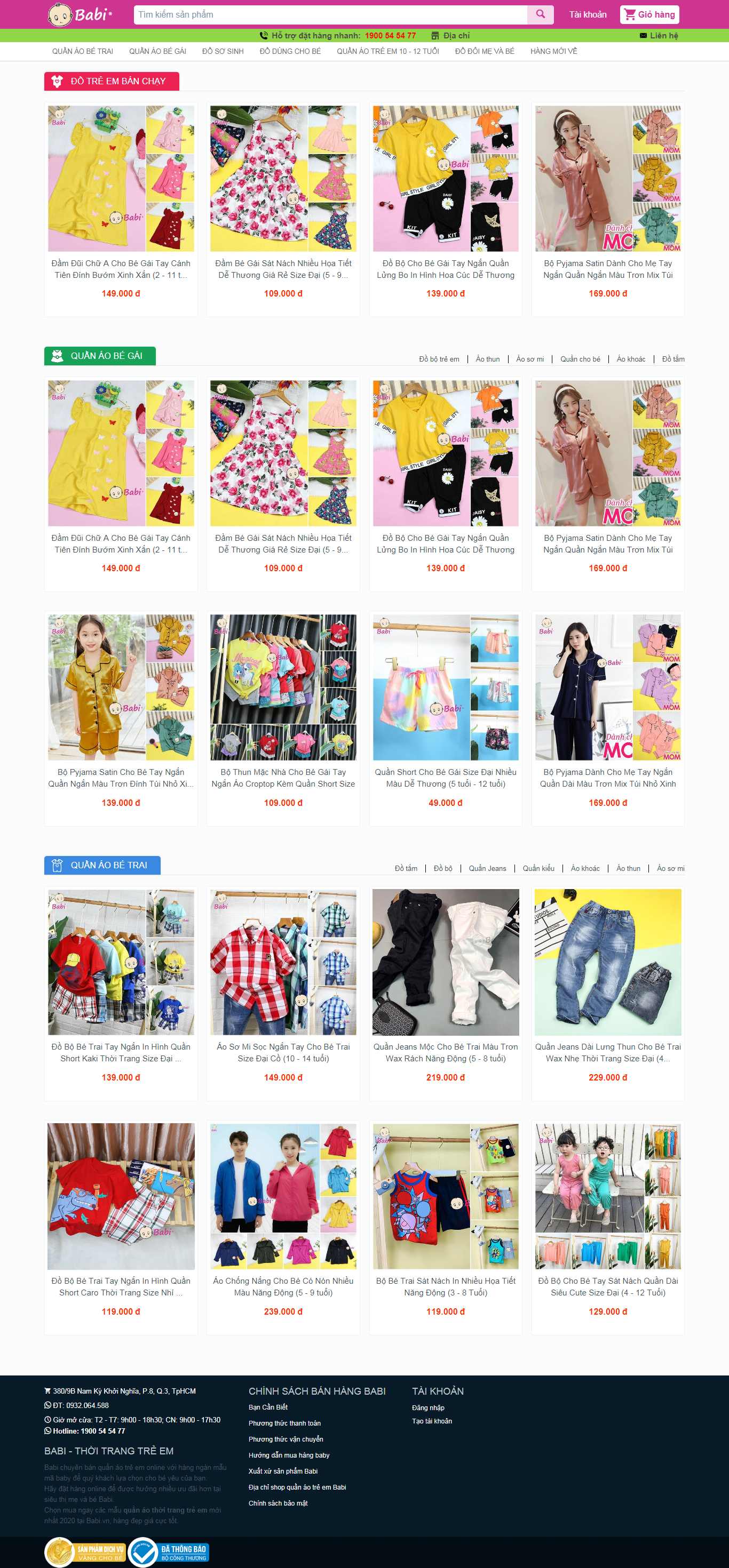 Thiết kế Web Thái Bình - babi.vn