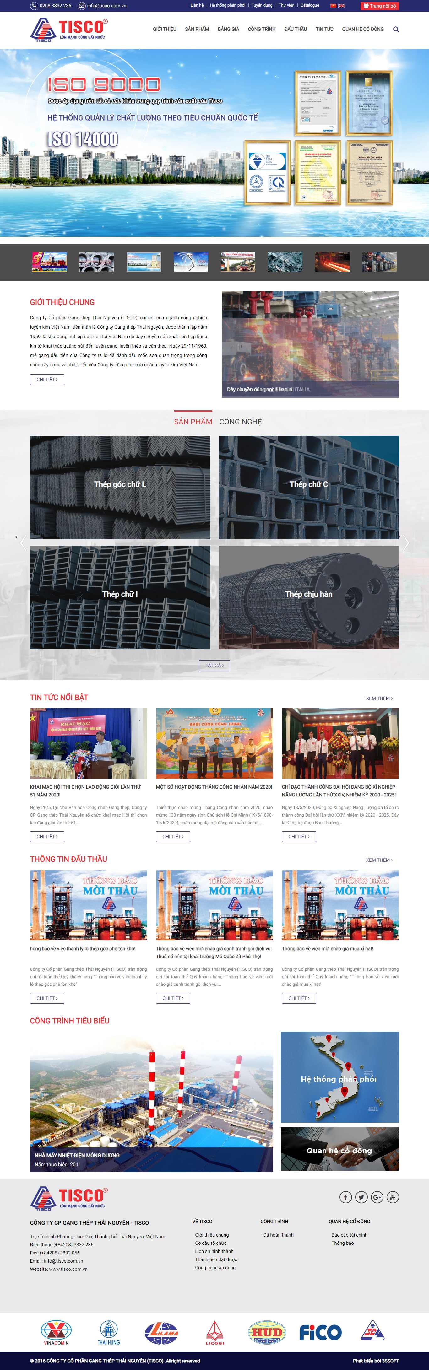 Thiết kế Web Thanh Hóa - tisco.com.vn