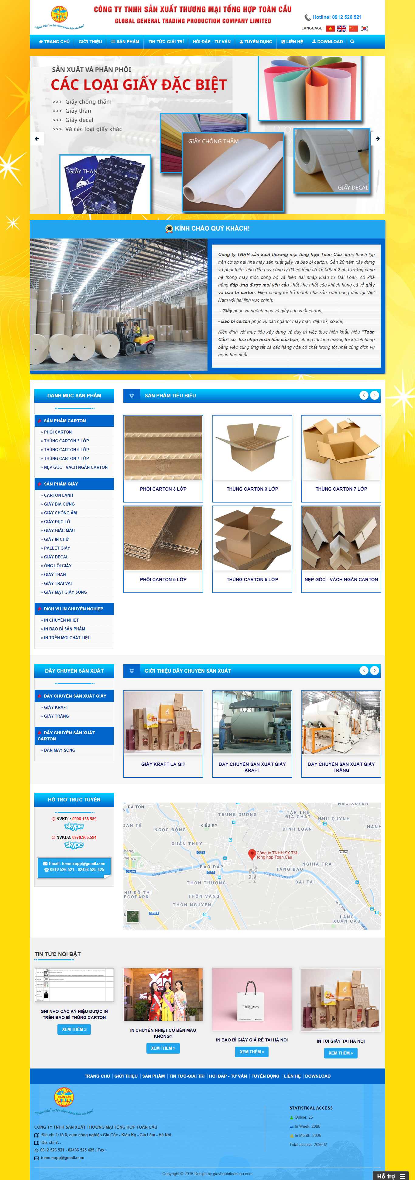 Thiết kế Web Thanh Hóa - giaybaobitoancau.com