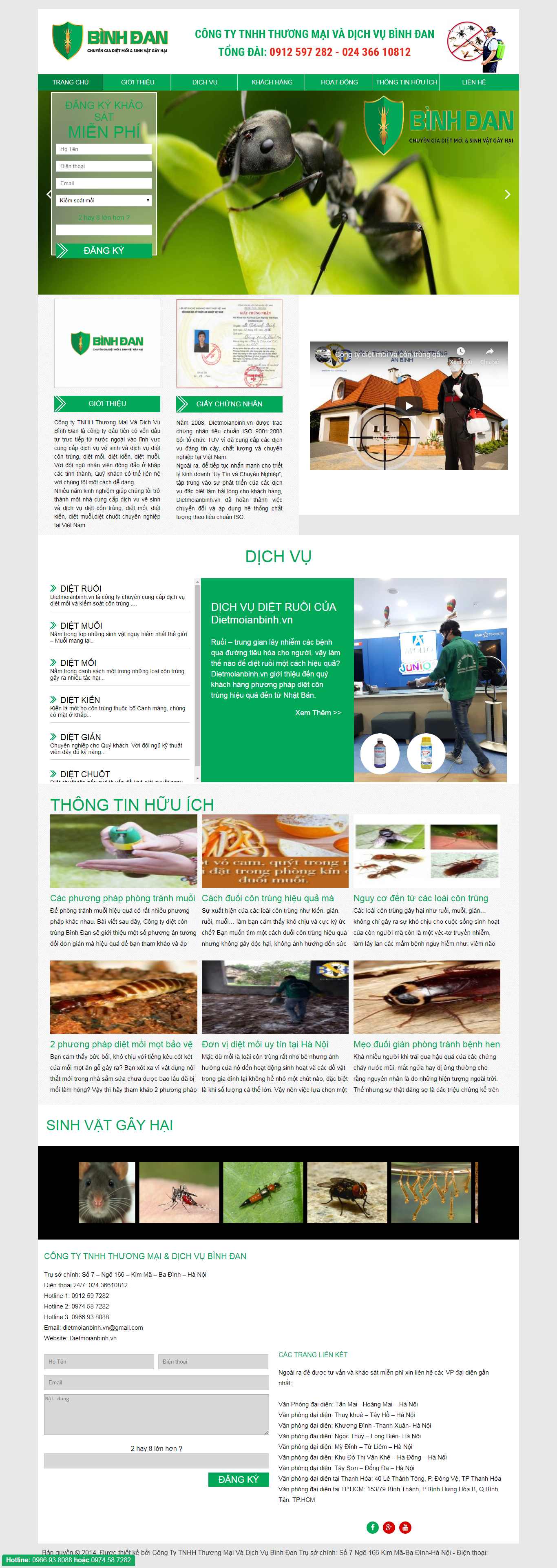 Thiết kế web dịch vụ diệt mối - dietmoianbinh.vn