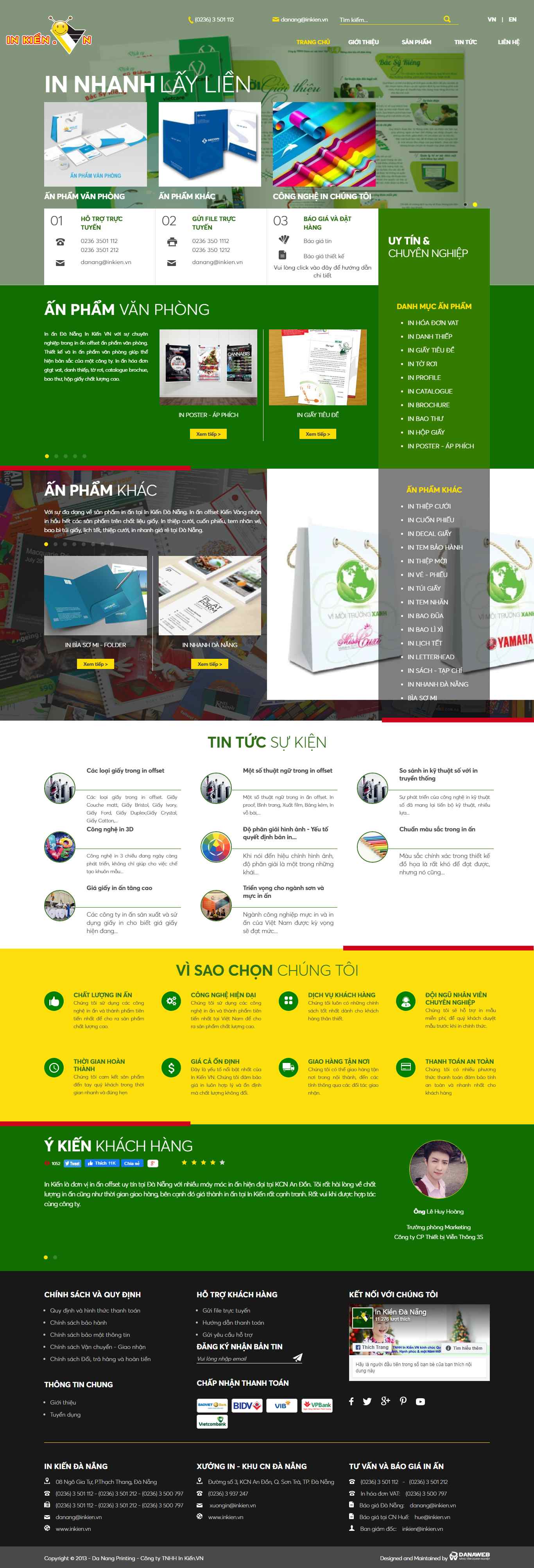 Thiết kế web in ấn kỹ thuật số - www.inkien.vn