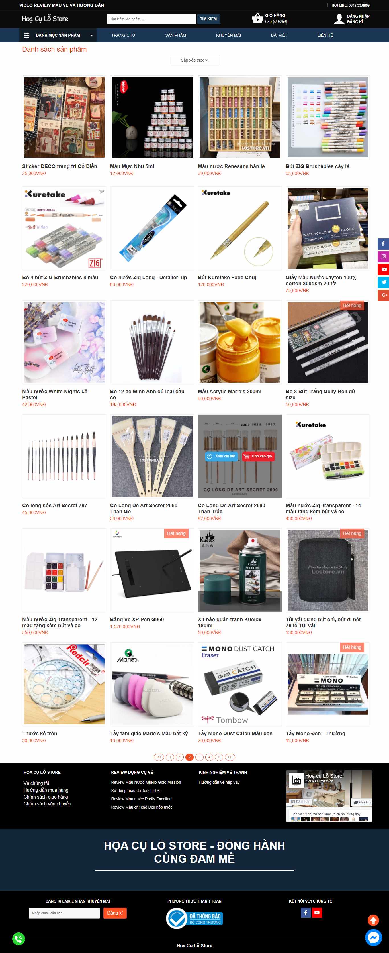 Thiết kế Website web quận ba đình - lostorevn
