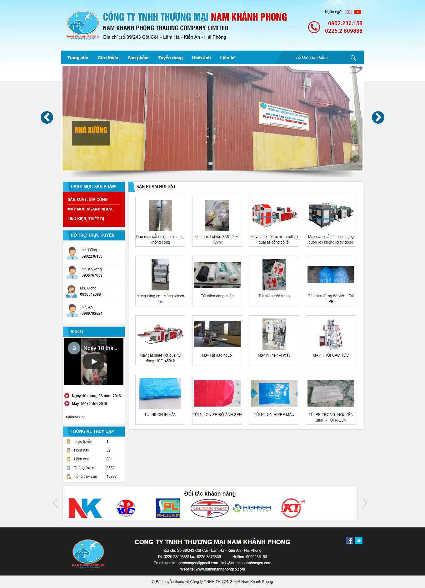 Thiết kế Website Web Hà Nam - namkhanhphongcocom